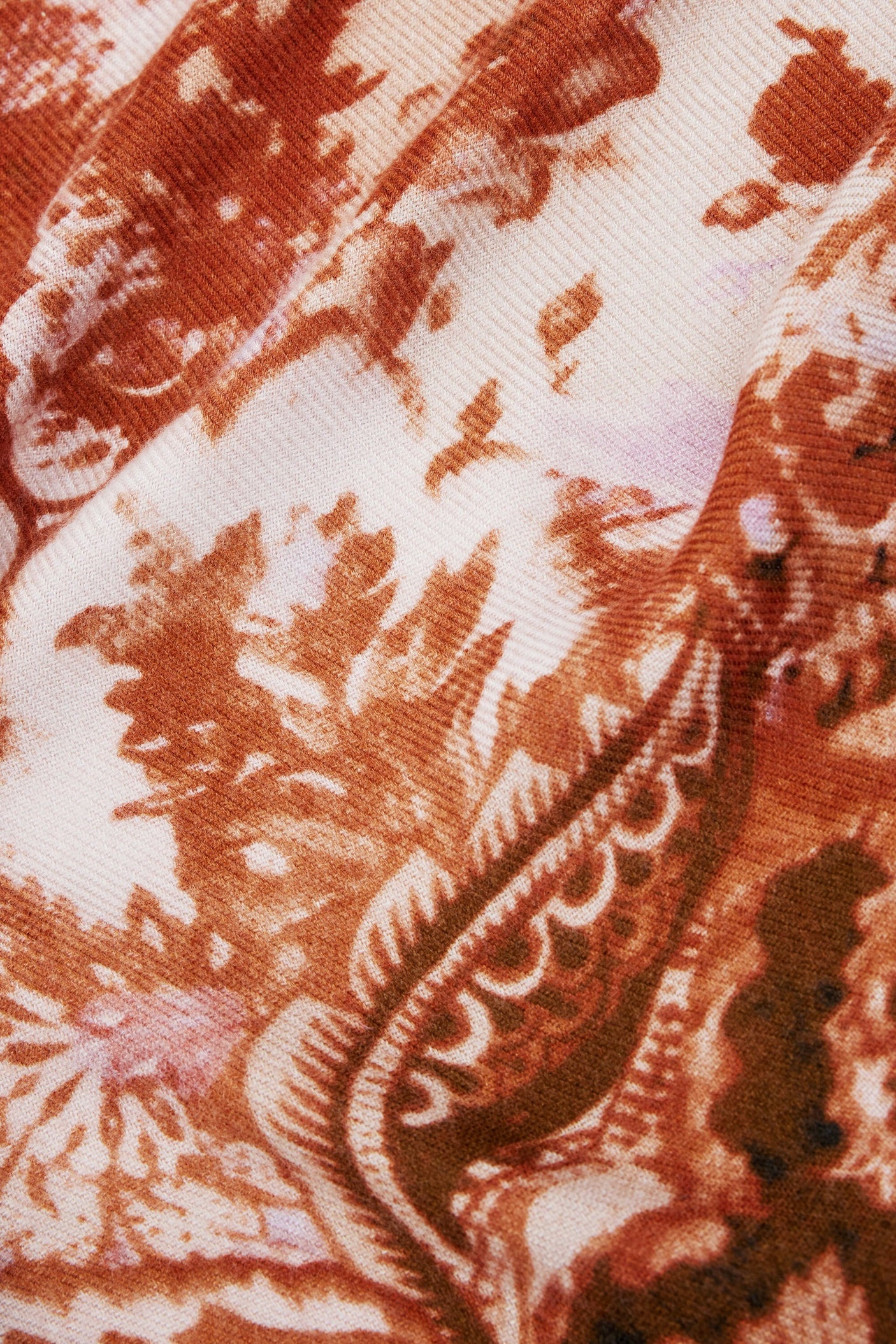 Desigual - Rectangular paisley scarf