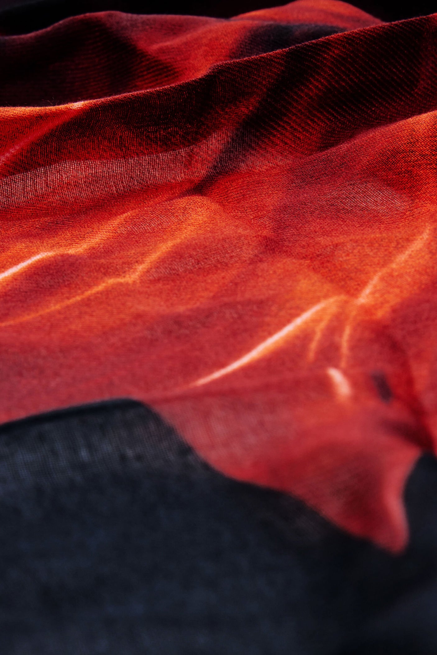 Desigual - Rectangular floral scarf