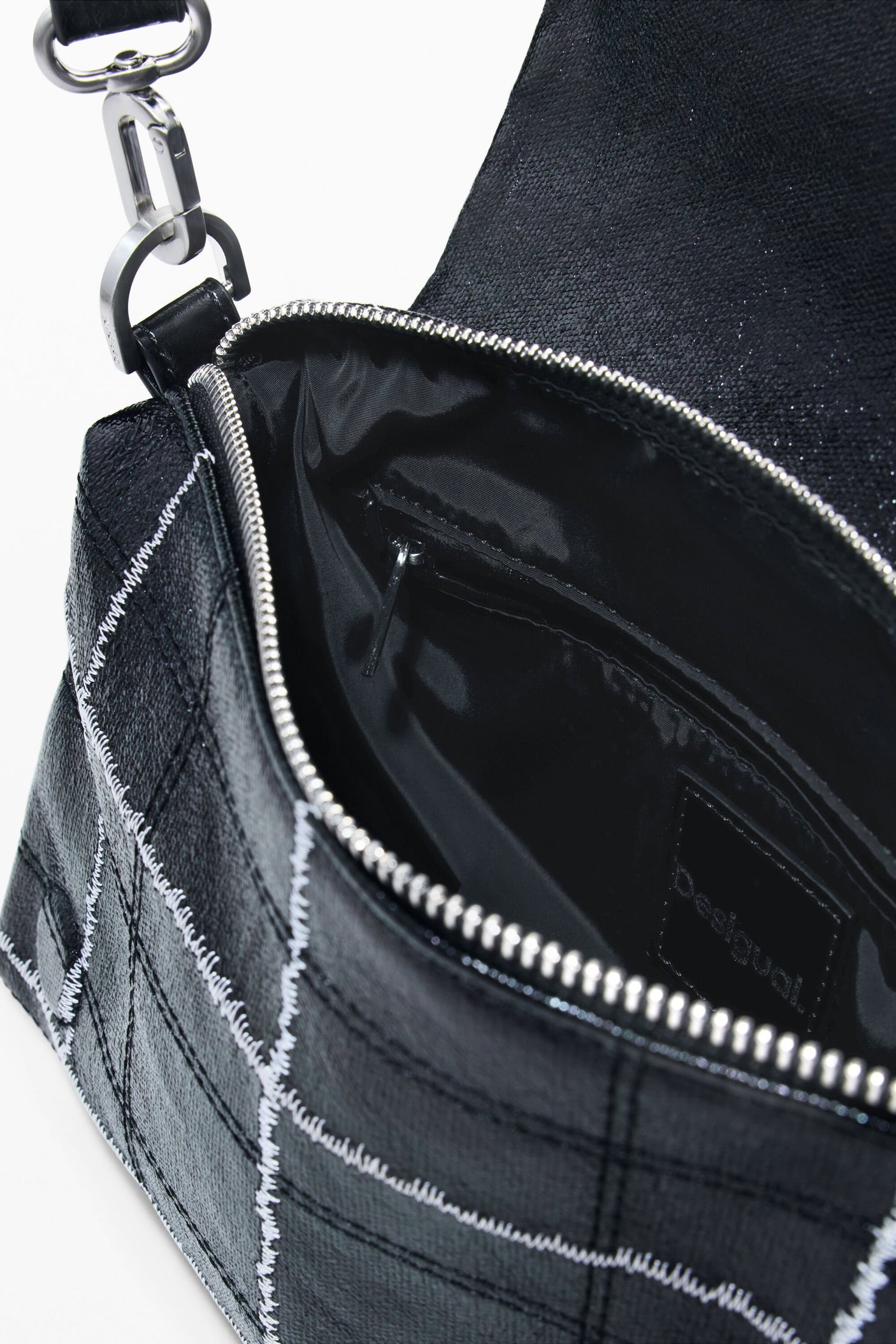 Desigual - Medium shiny crossbody bag