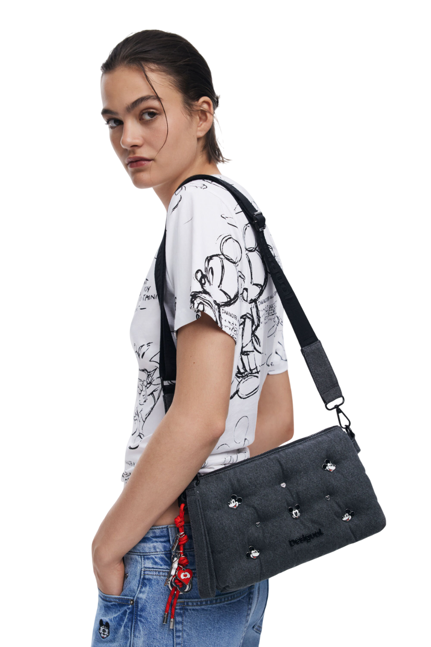 Desigual - Medium Mickey™ denim crossbody bag