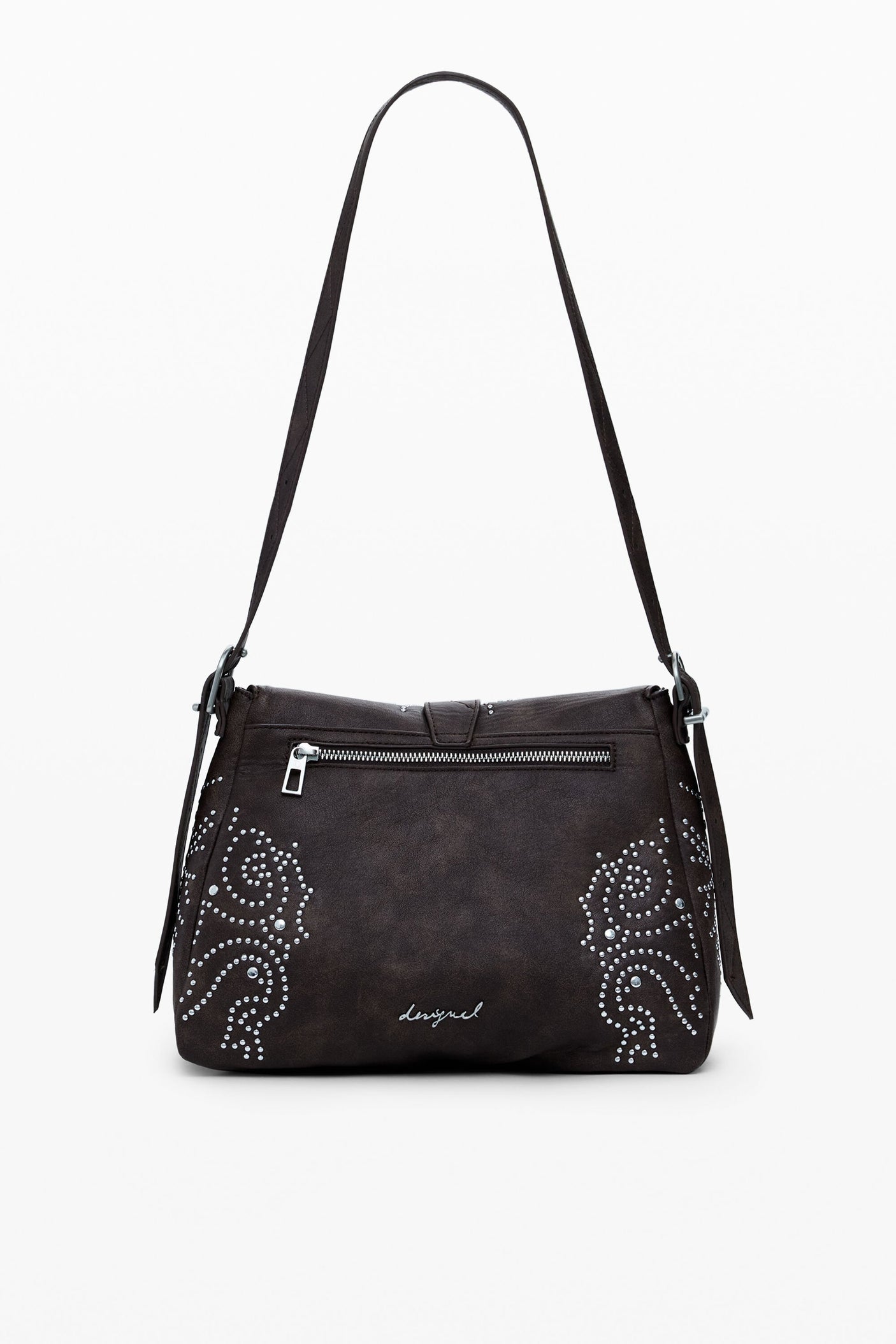 Desigual - Medium faux leather buckle bag