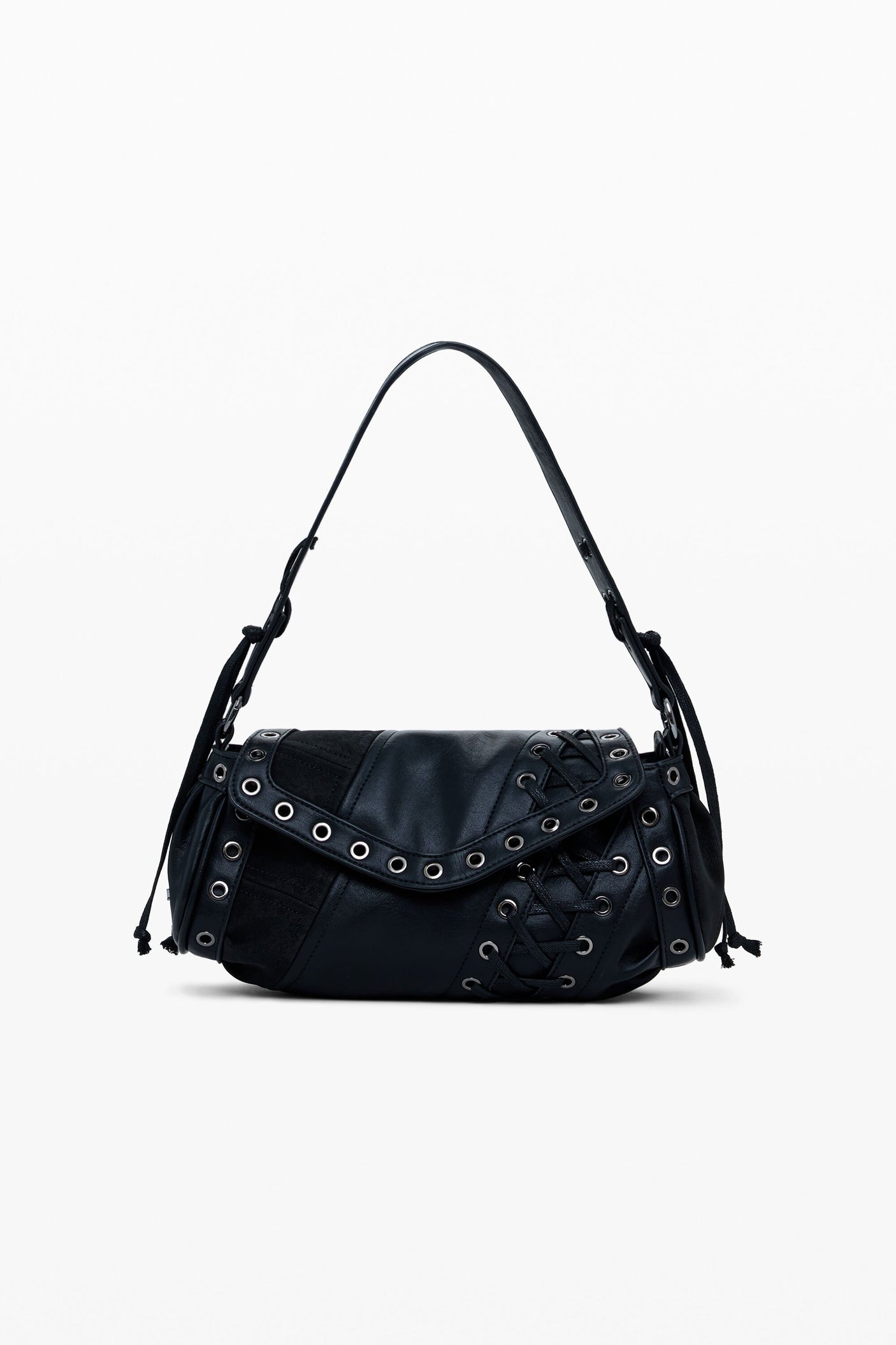 Desigual - Medium faux leather patch bag