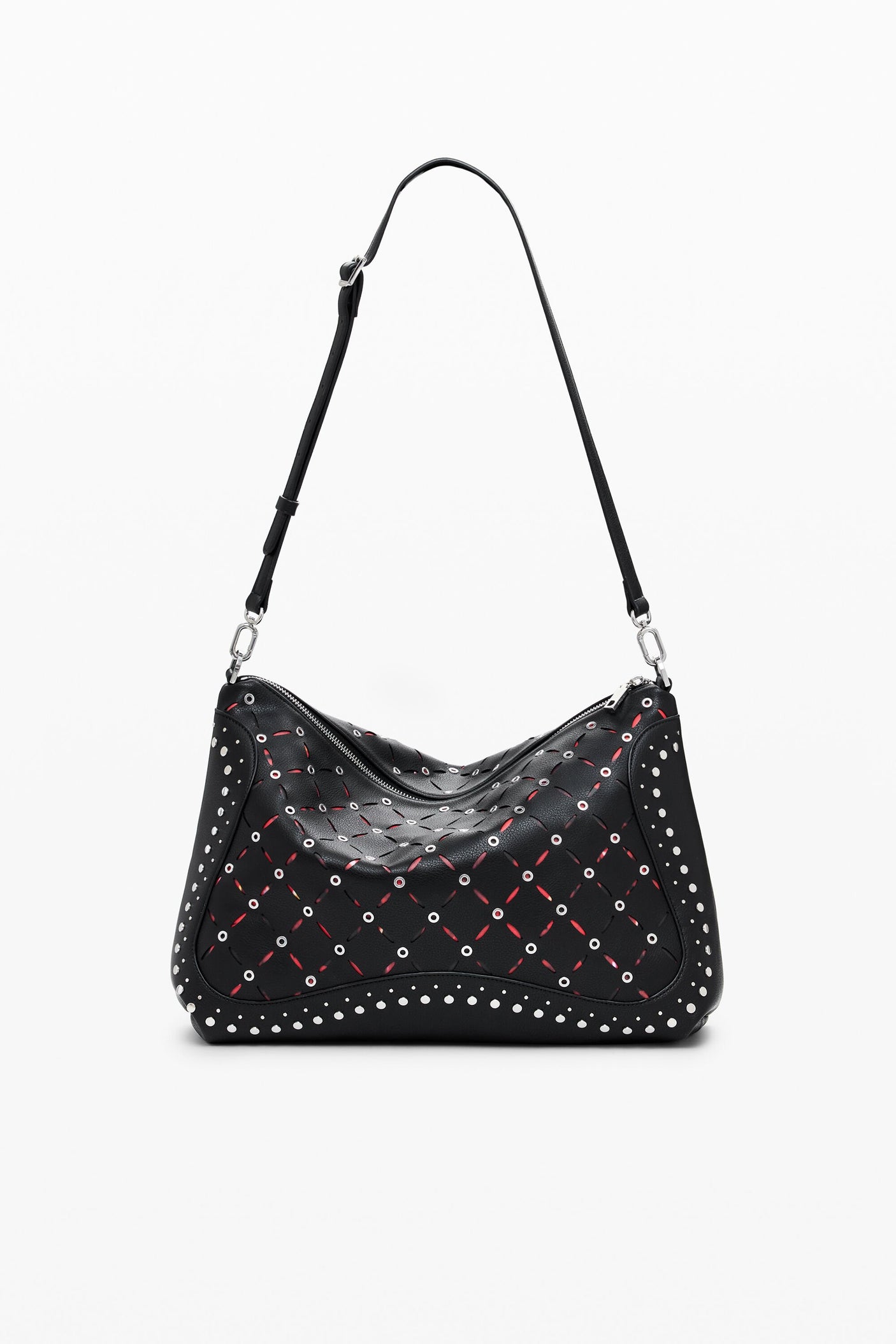 Desigual - Medium cut-out faux leather bag