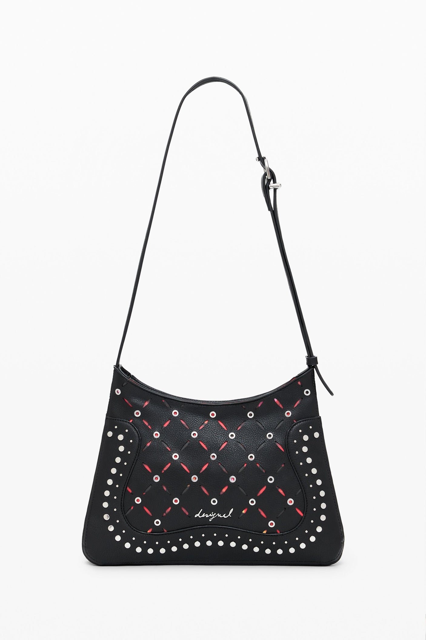 Desigual - Small perforated faux leather bag