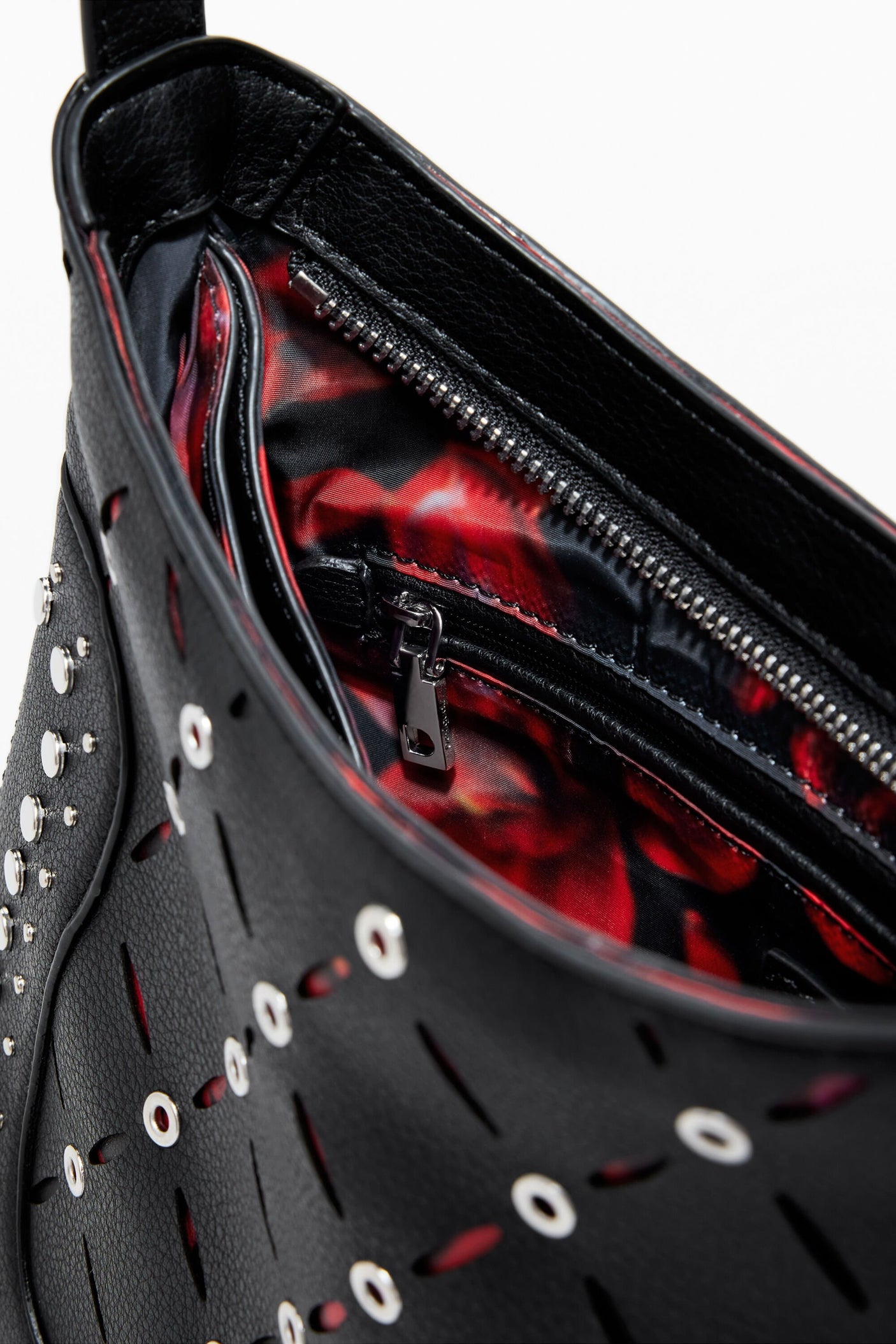 Desigual - Small perforated faux leather bag