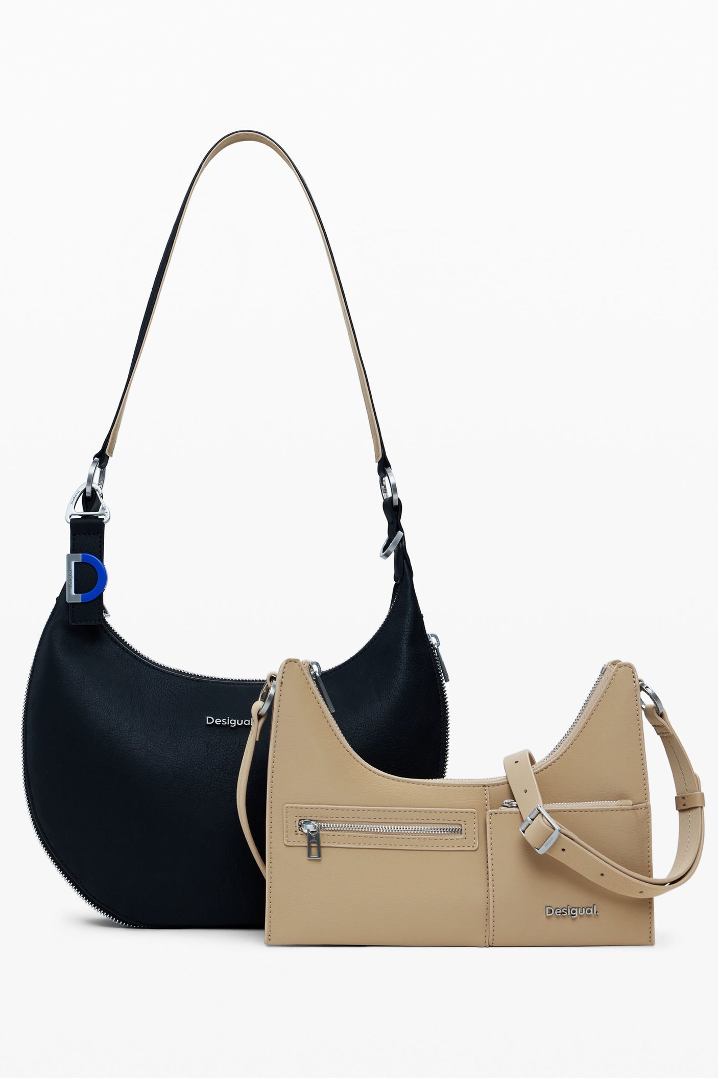 Desigual - Medium detachable two-tone bag