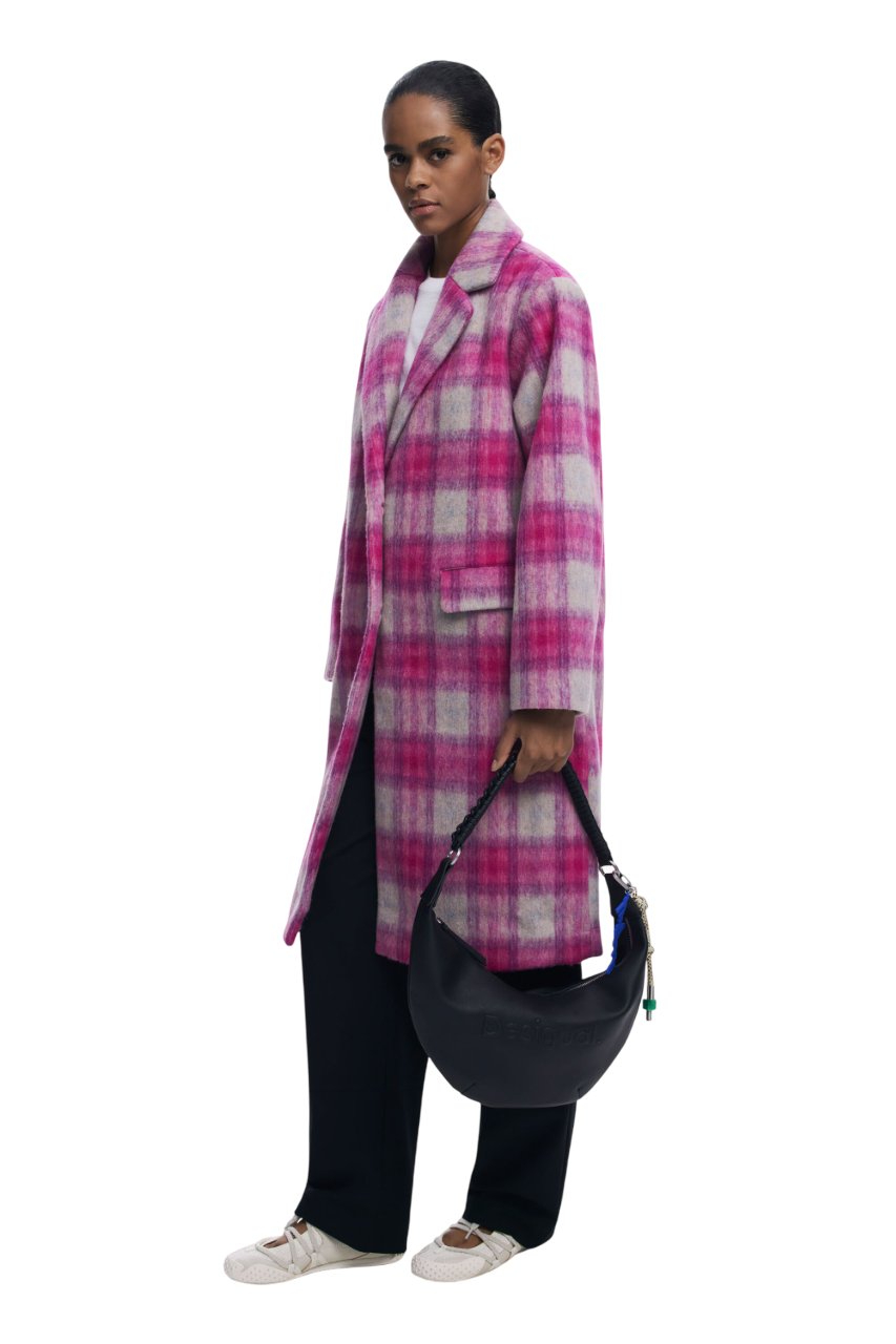 Desigual - Medium faux leather bag with 3D logo