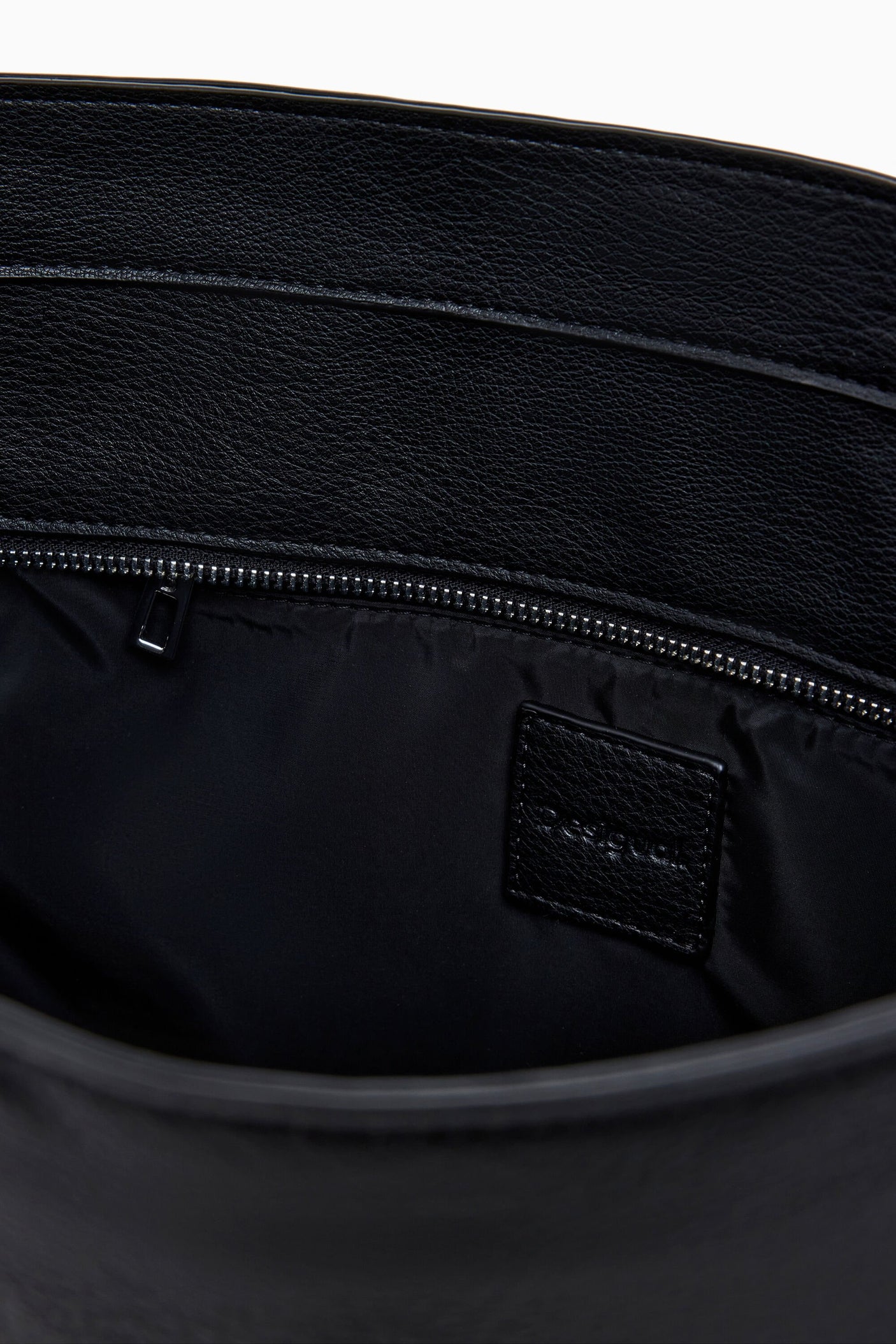 Desigual - Medium embroidered faux leather bag