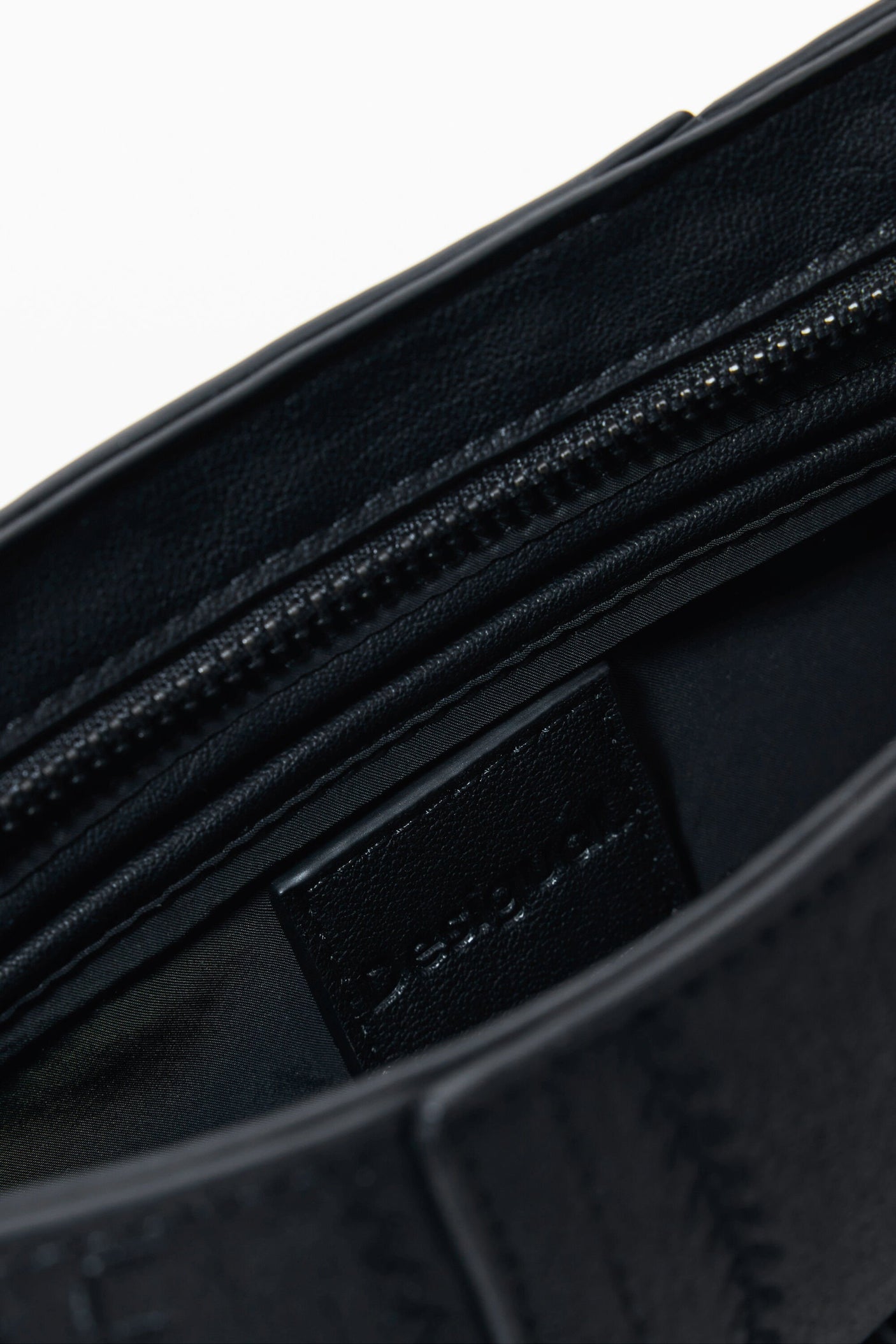 Desigual - Small embroidered faux leather bag