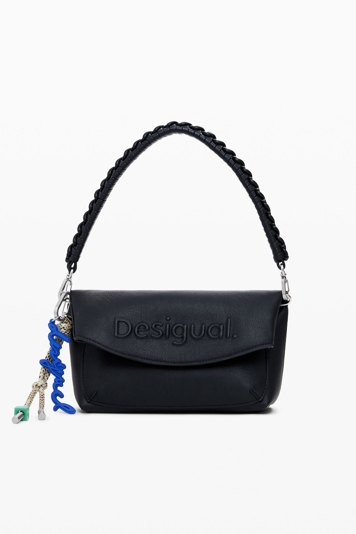 Desigual - Medium 3D logo flap bag