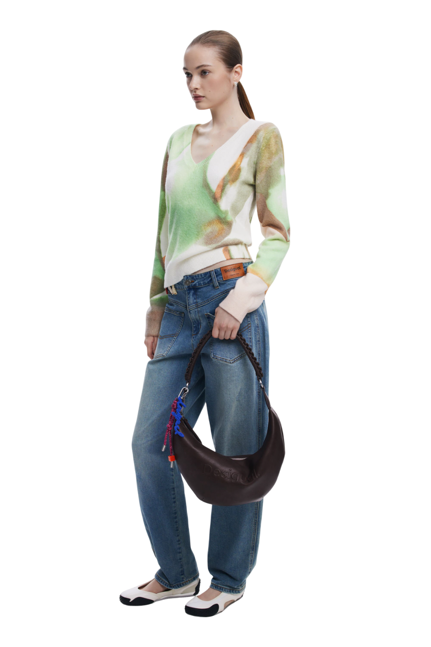 Desigual - Medium 3D logo crossbody bag