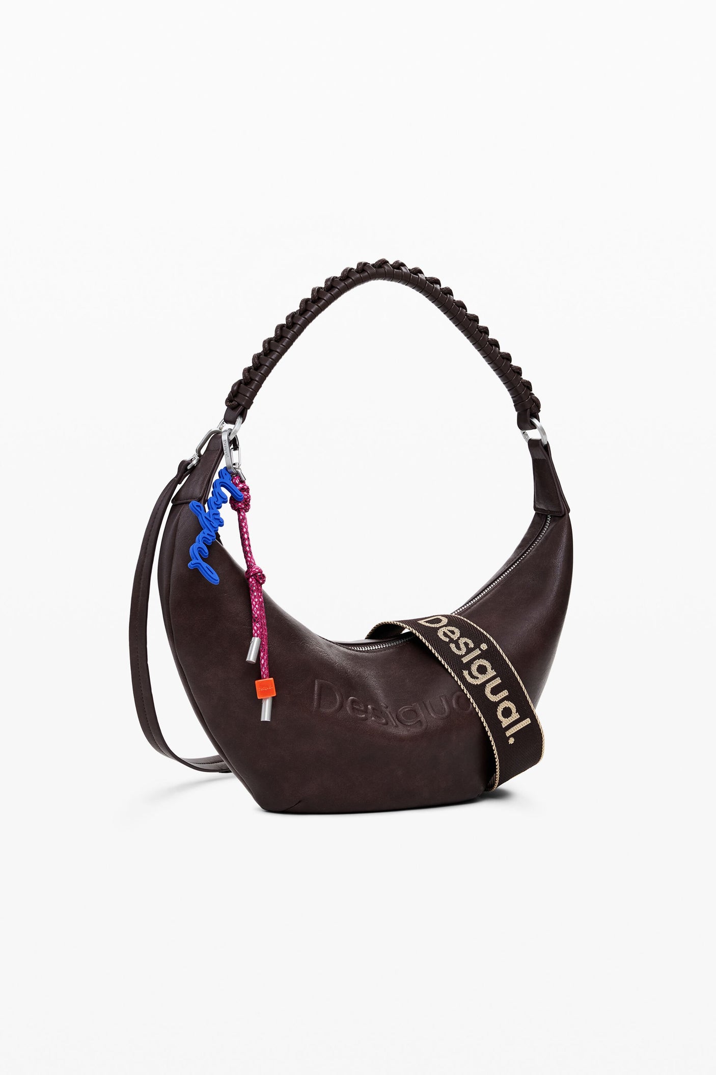 Desigual - Medium 3D logo crossbody bag