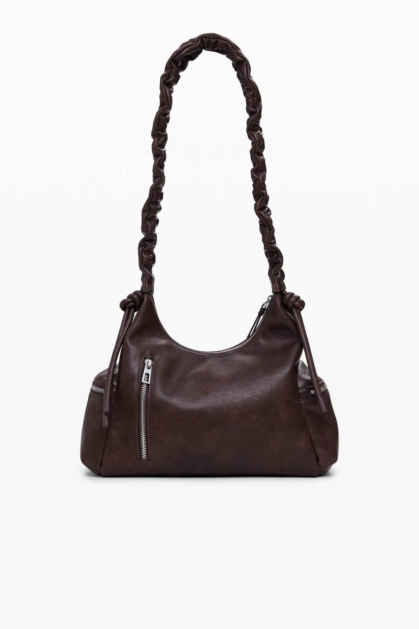 Desigual - Medium 3D logo bag with ruched handle