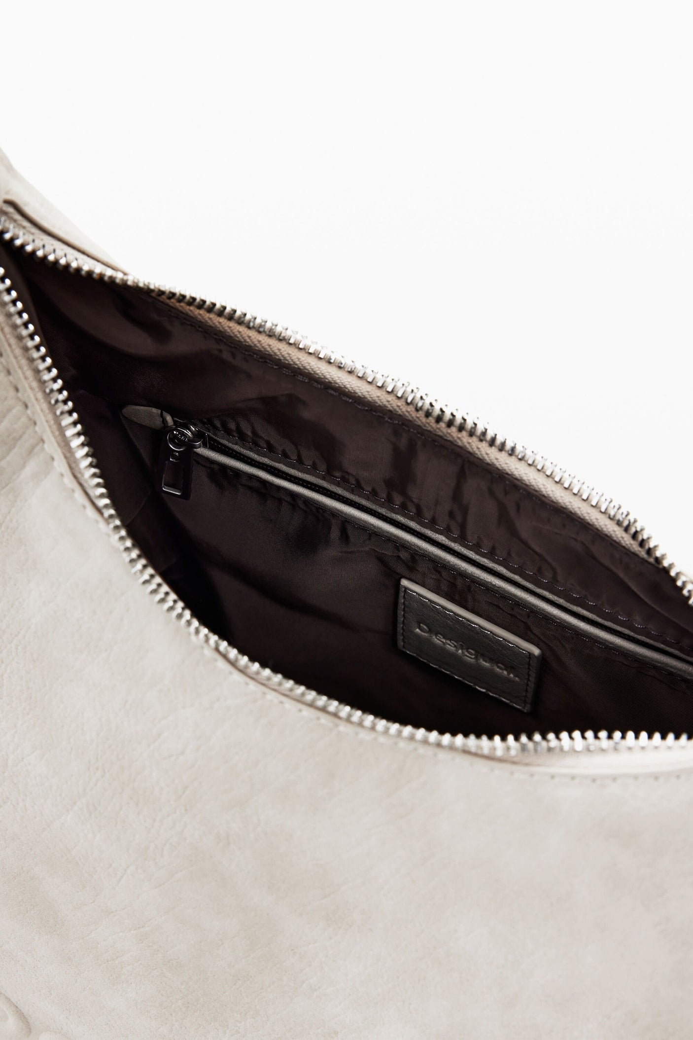 Desigual - Medium 3D logo bag with ruched handle