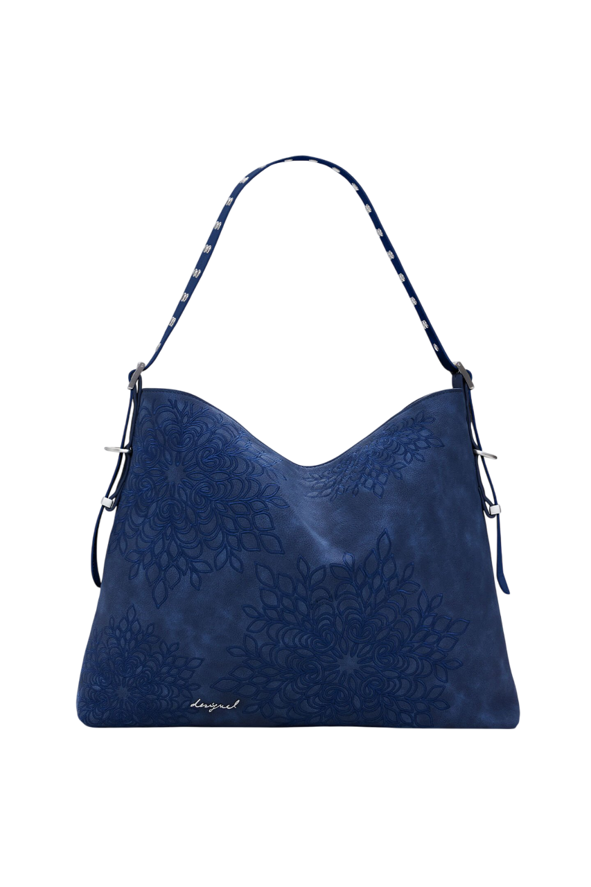 Desigual - Medium mandala embossed shoulder bag
