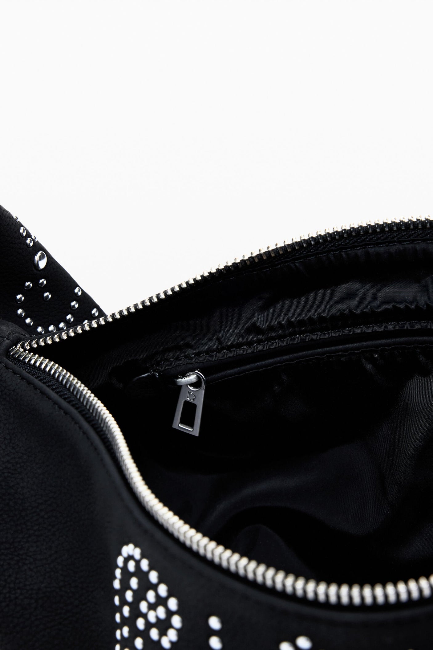 Desigual - Small faux leather studded bag