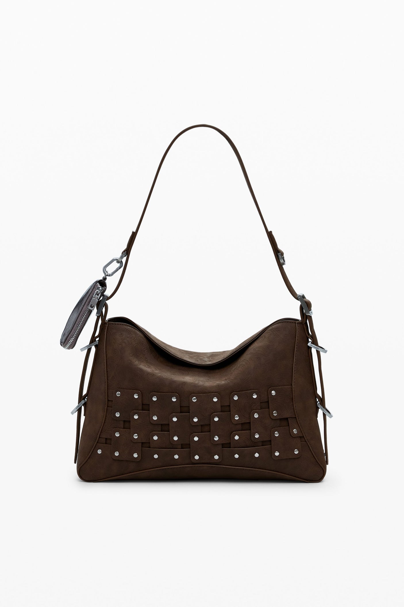 Desigual - Medium studded patch handbag