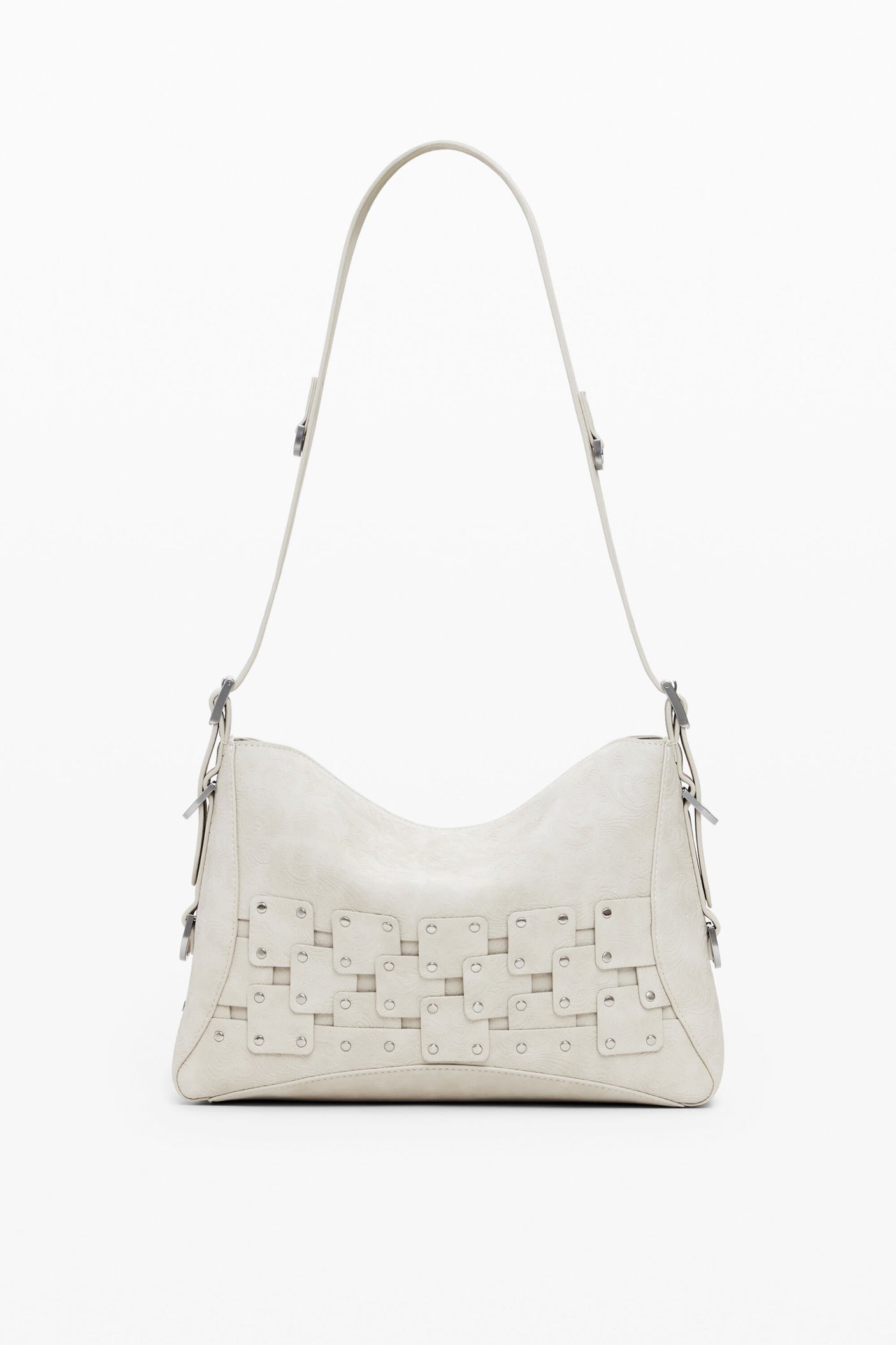 Desigual - Medium studded patch handbag