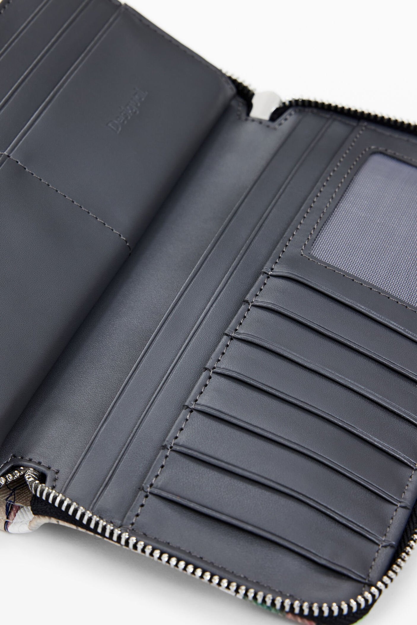 Desigual - Large cut-out collage wallet