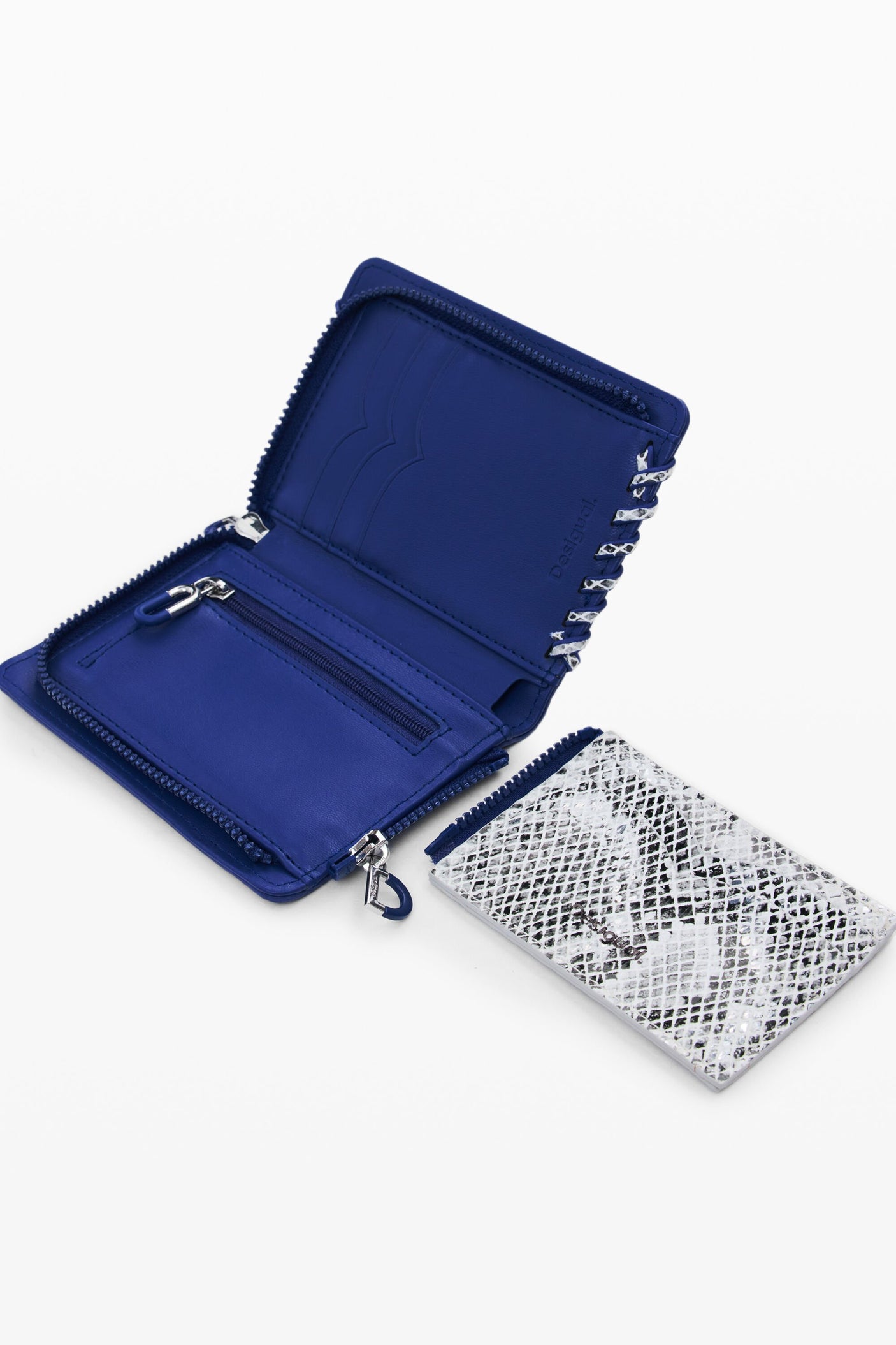 Desigual - Medium detachable stitched wallet