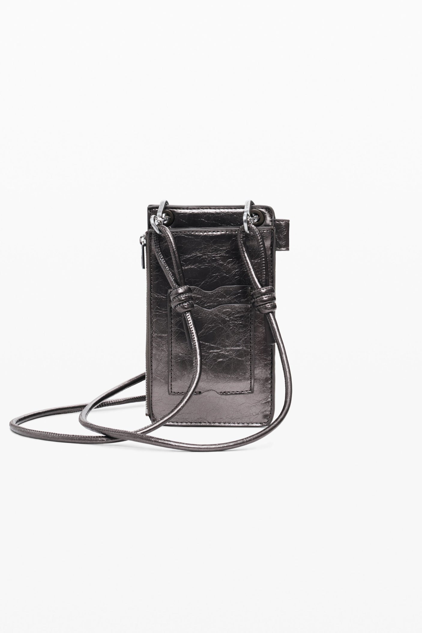 Desigual - Medium metallic 3D logo phone holder