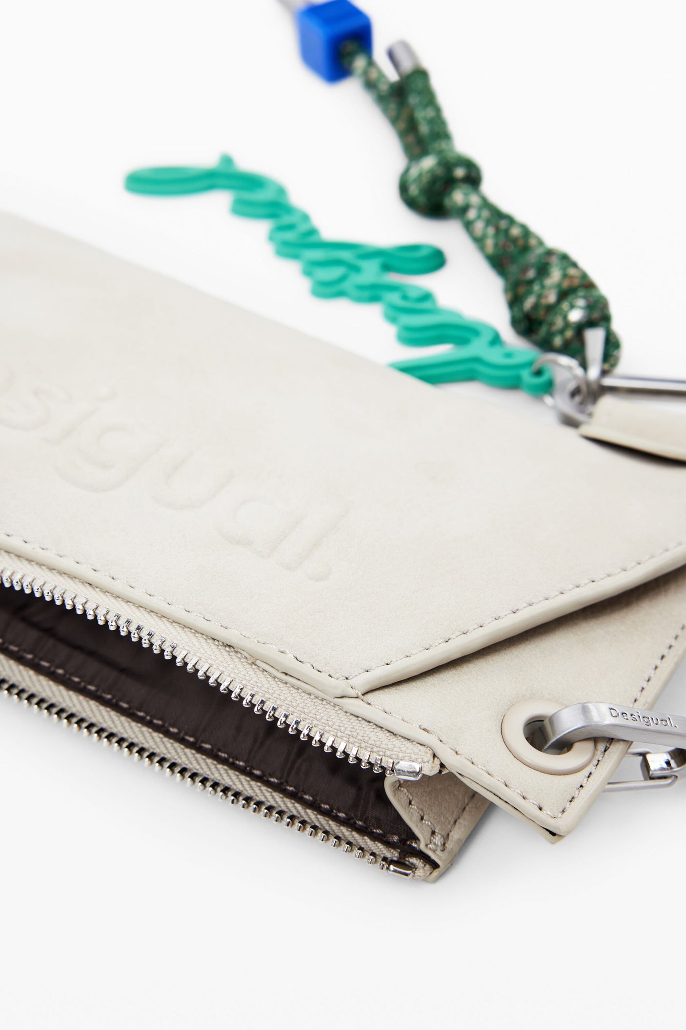 Desigual - Mobile holder leather-effect logo