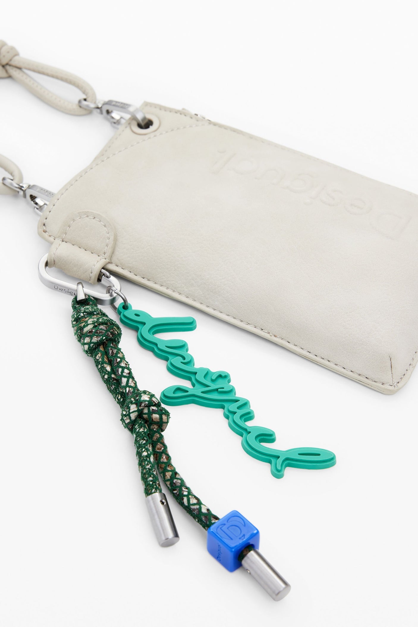 Desigual - Mobile holder leather-effect logo