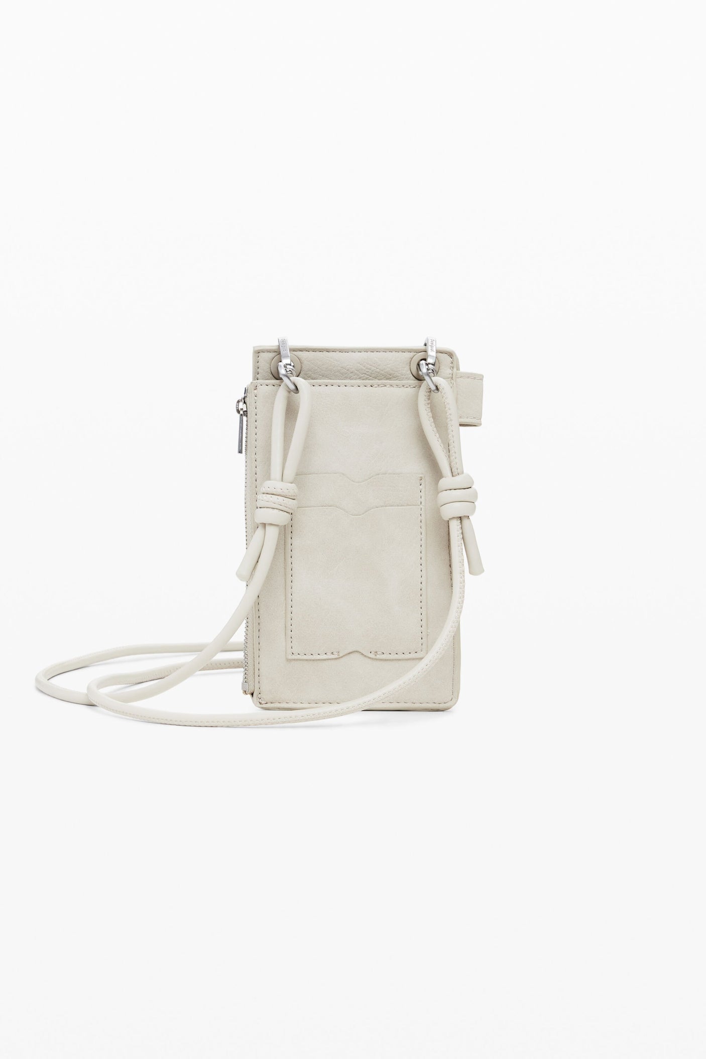 Desigual - Mobile holder leather-effect logo