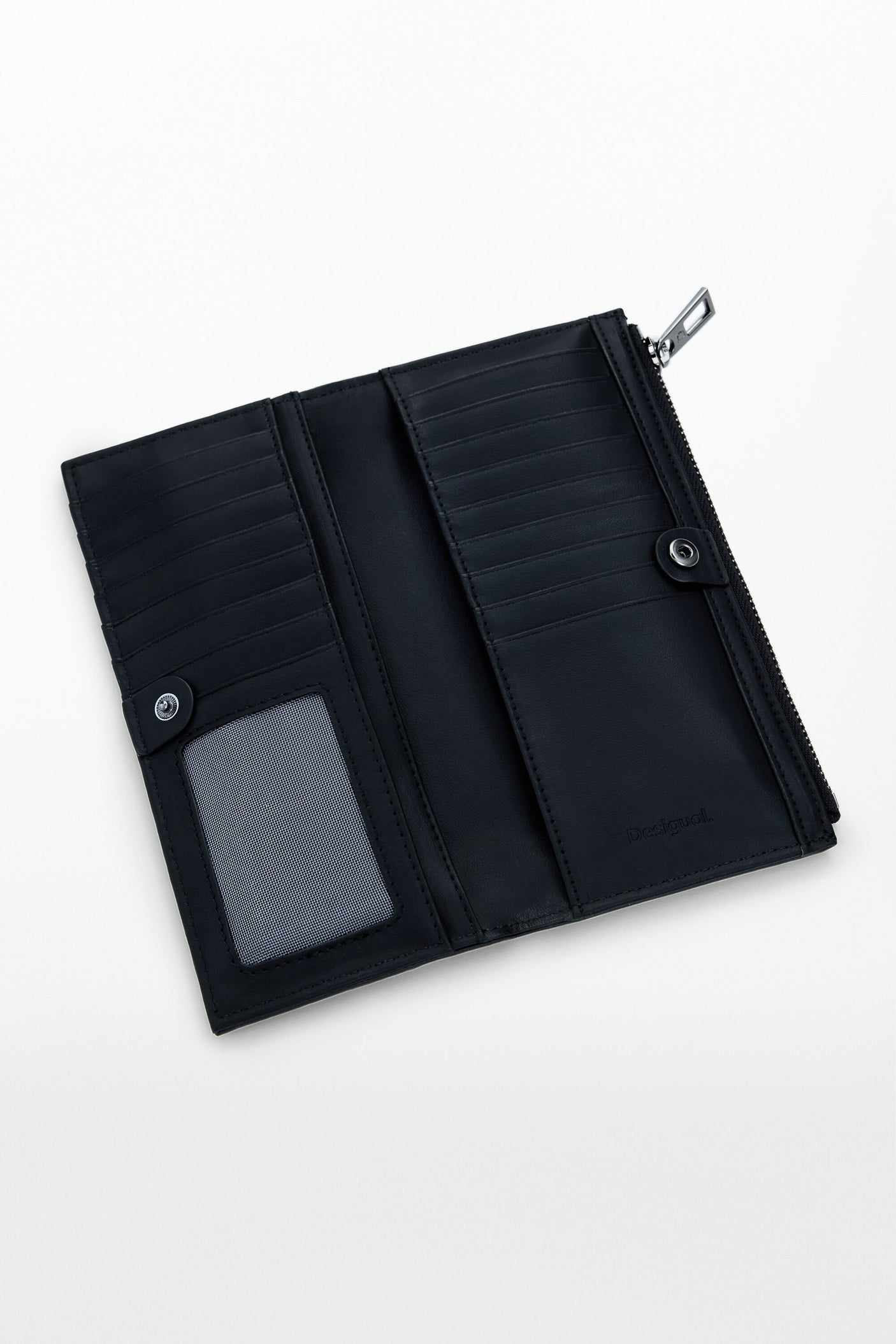 Desigual - Medium snake studded wallet