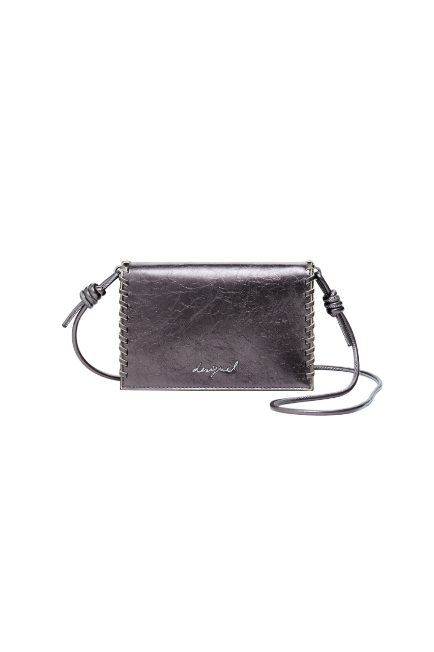 Desigual - Large metallic convertible wallet