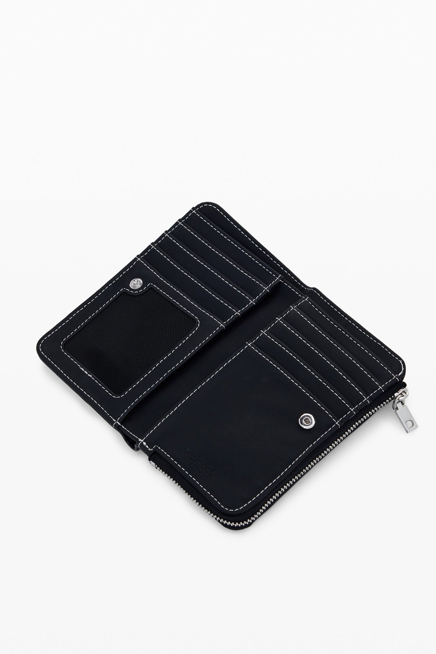 Desigual - Medium graffiti faux leather wallet