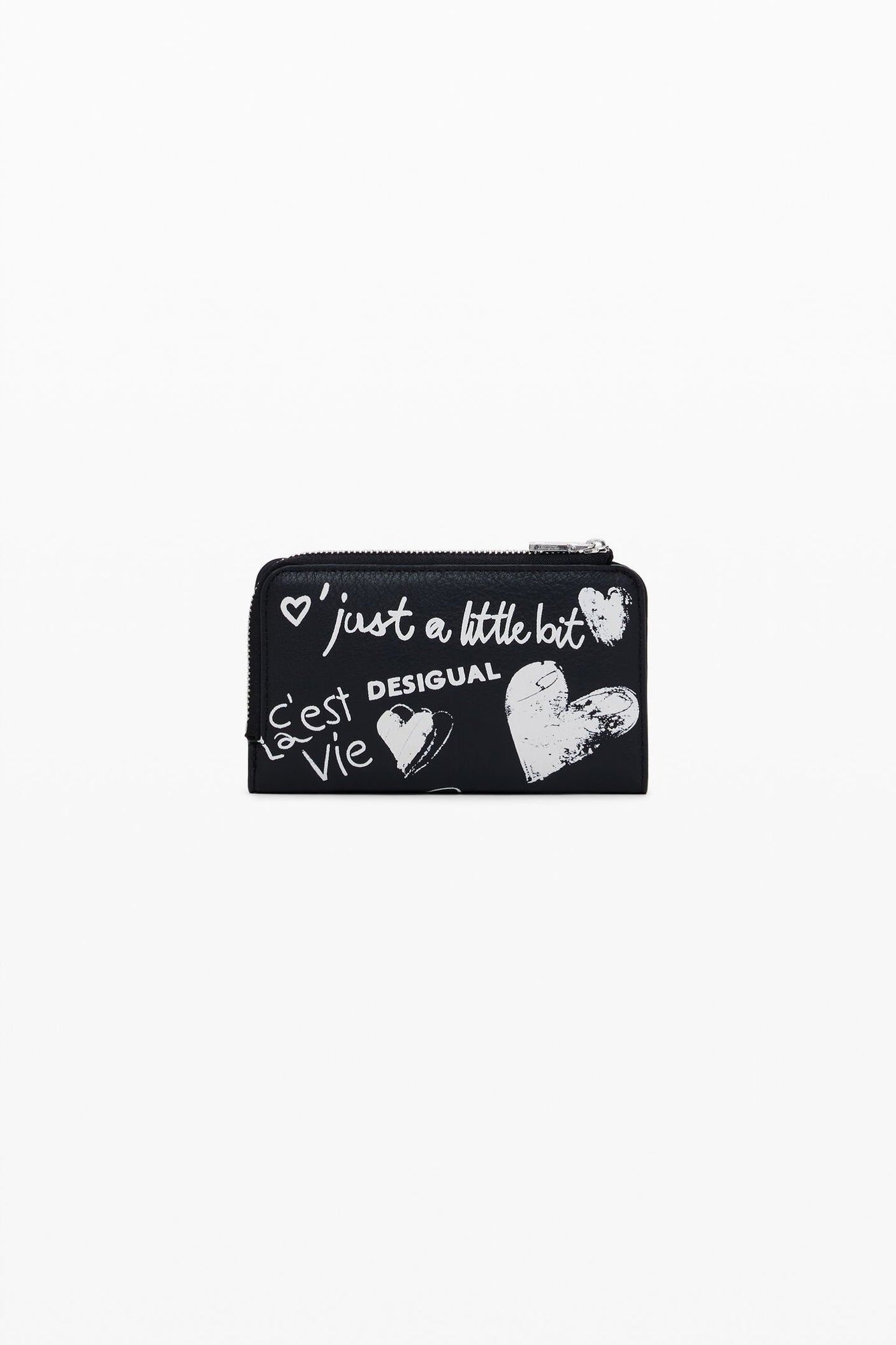 Desigual - Medium graffiti faux leather wallet