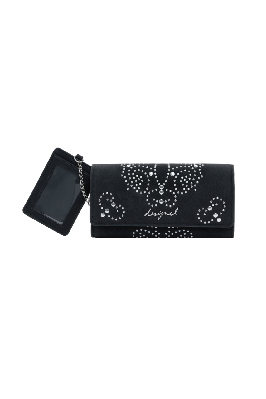 Desigual - Large studded cardholder wallet