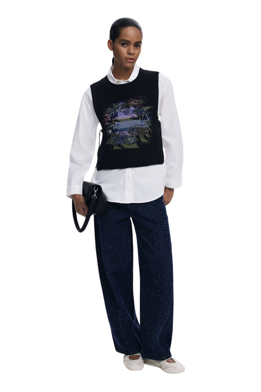 Desigual - 2-in-1 floral shirt