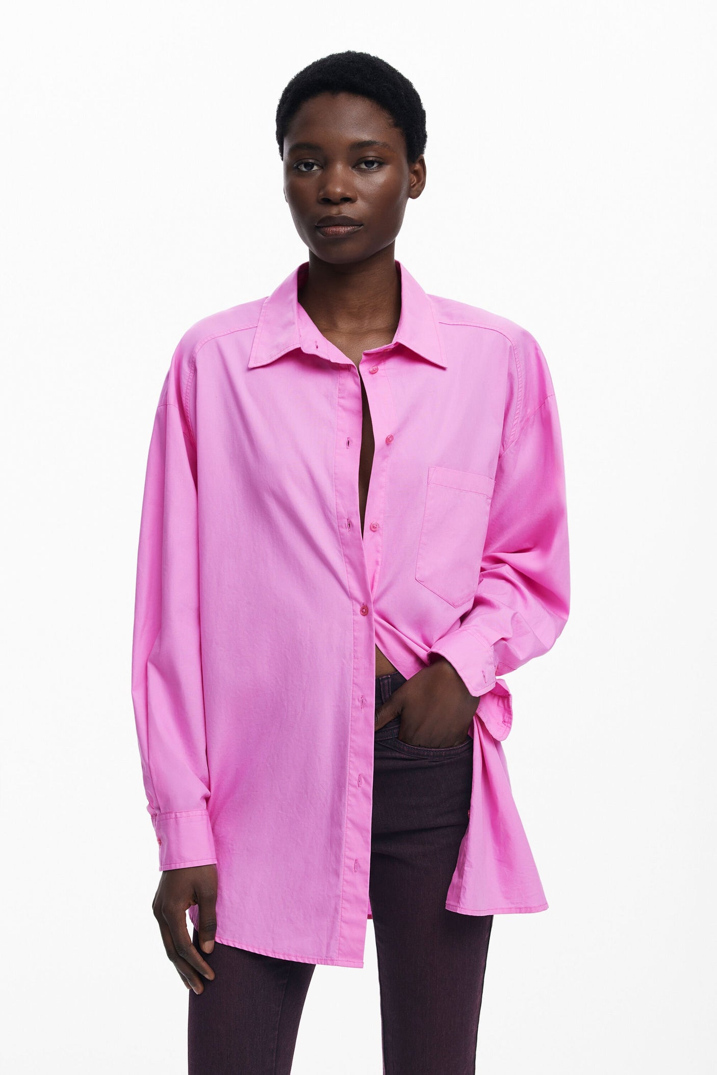 Desigual - Oversized comic strip shirt