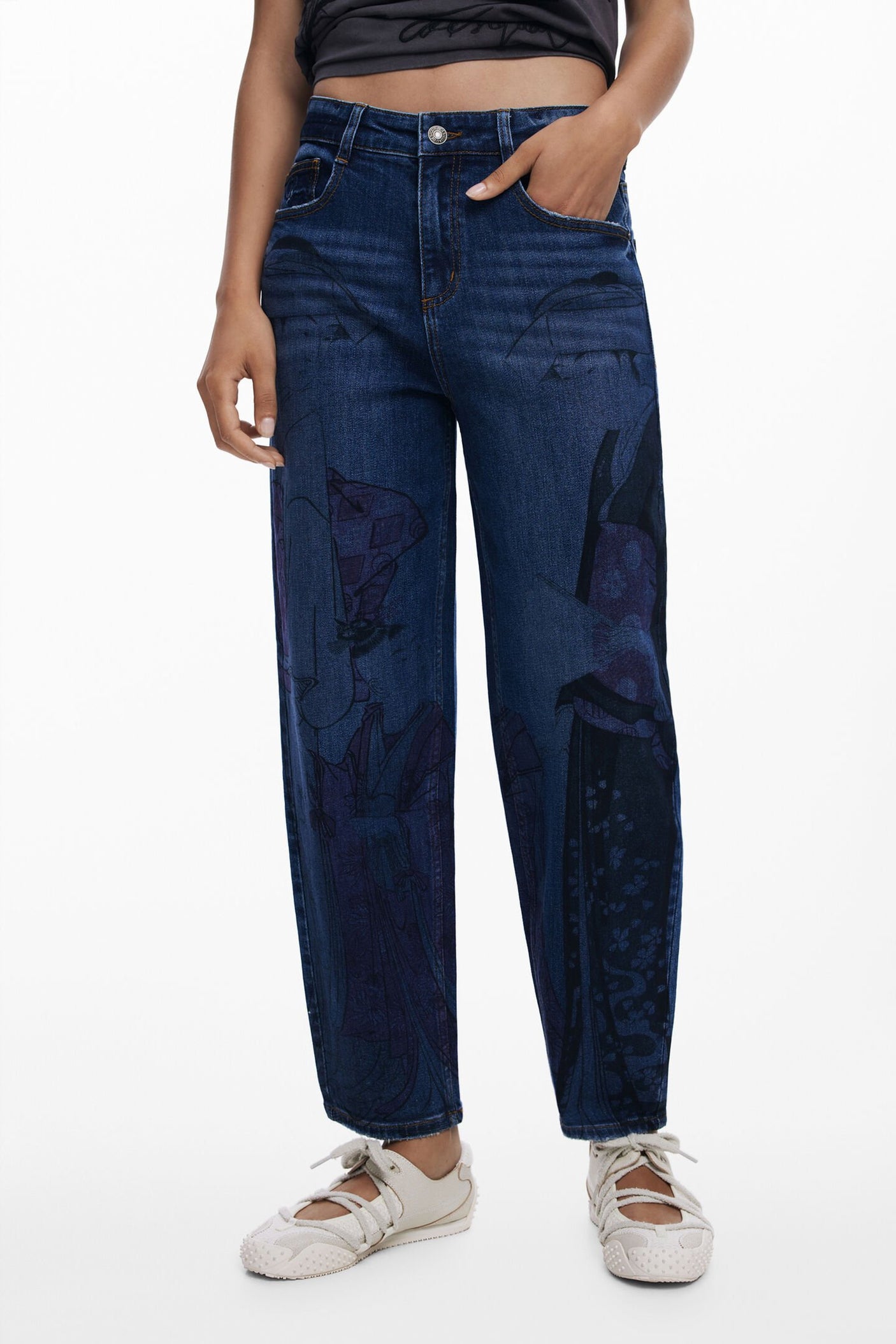 Desigual - Boyfriend Samurai Jeans