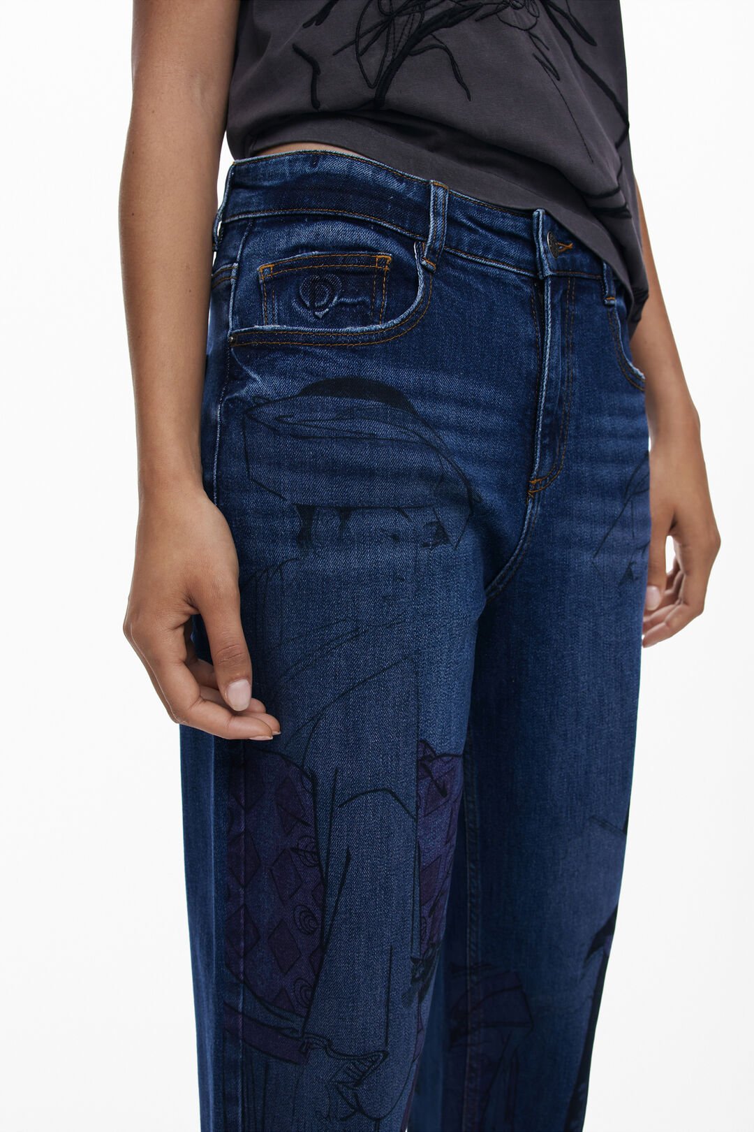 Desigual - Boyfriend Samurai Jeans