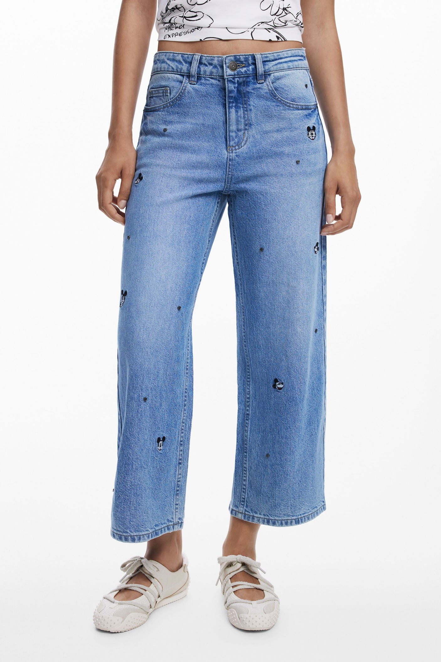 Desigual - Mickey™ culotte jeans