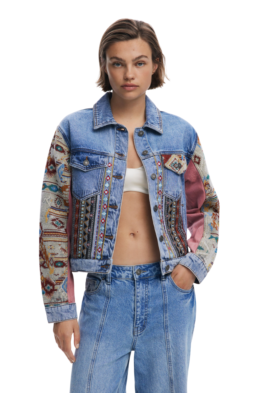 Desigual - Boho denim jacket