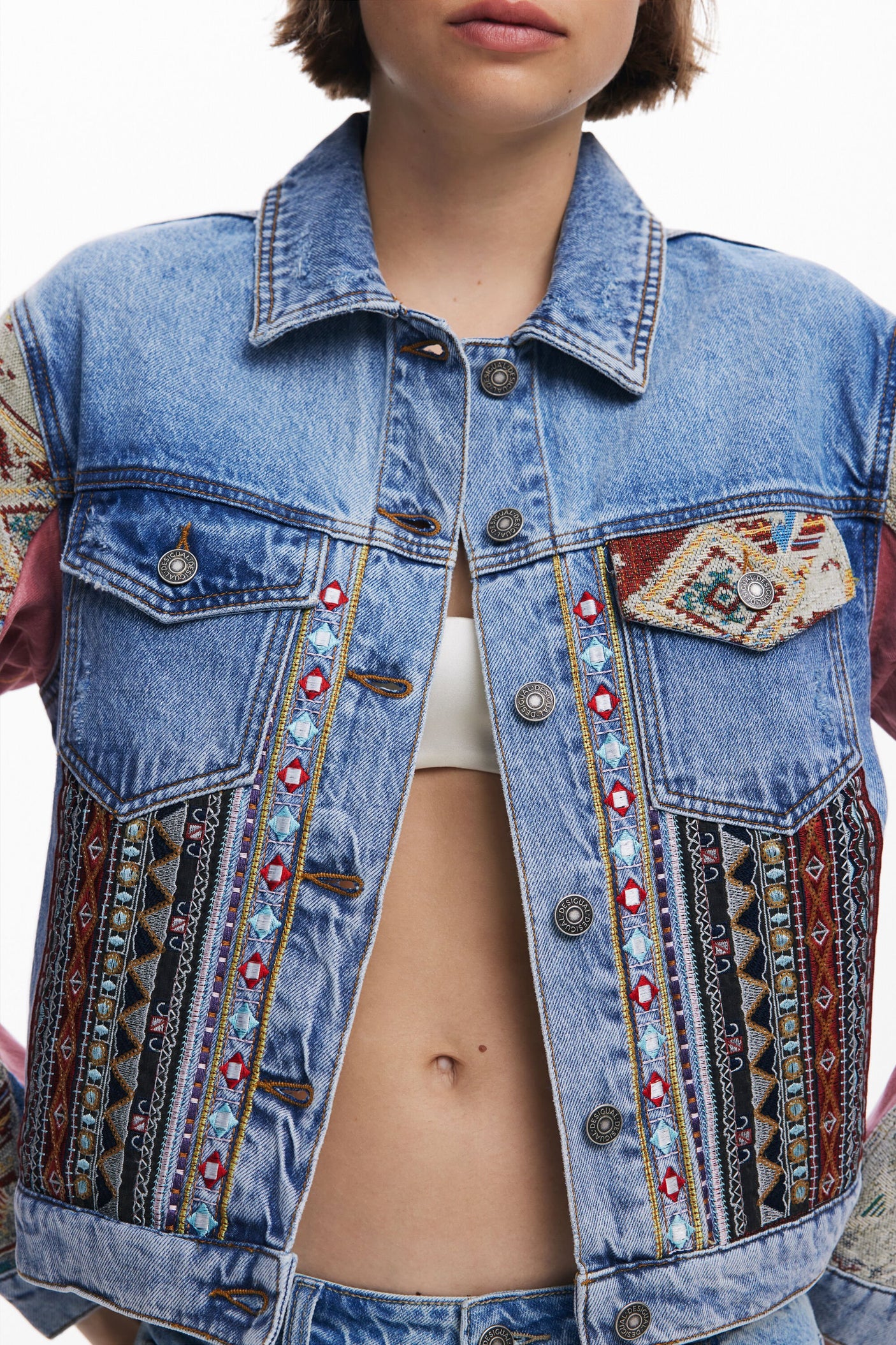 Desigual - Boho denim jacket