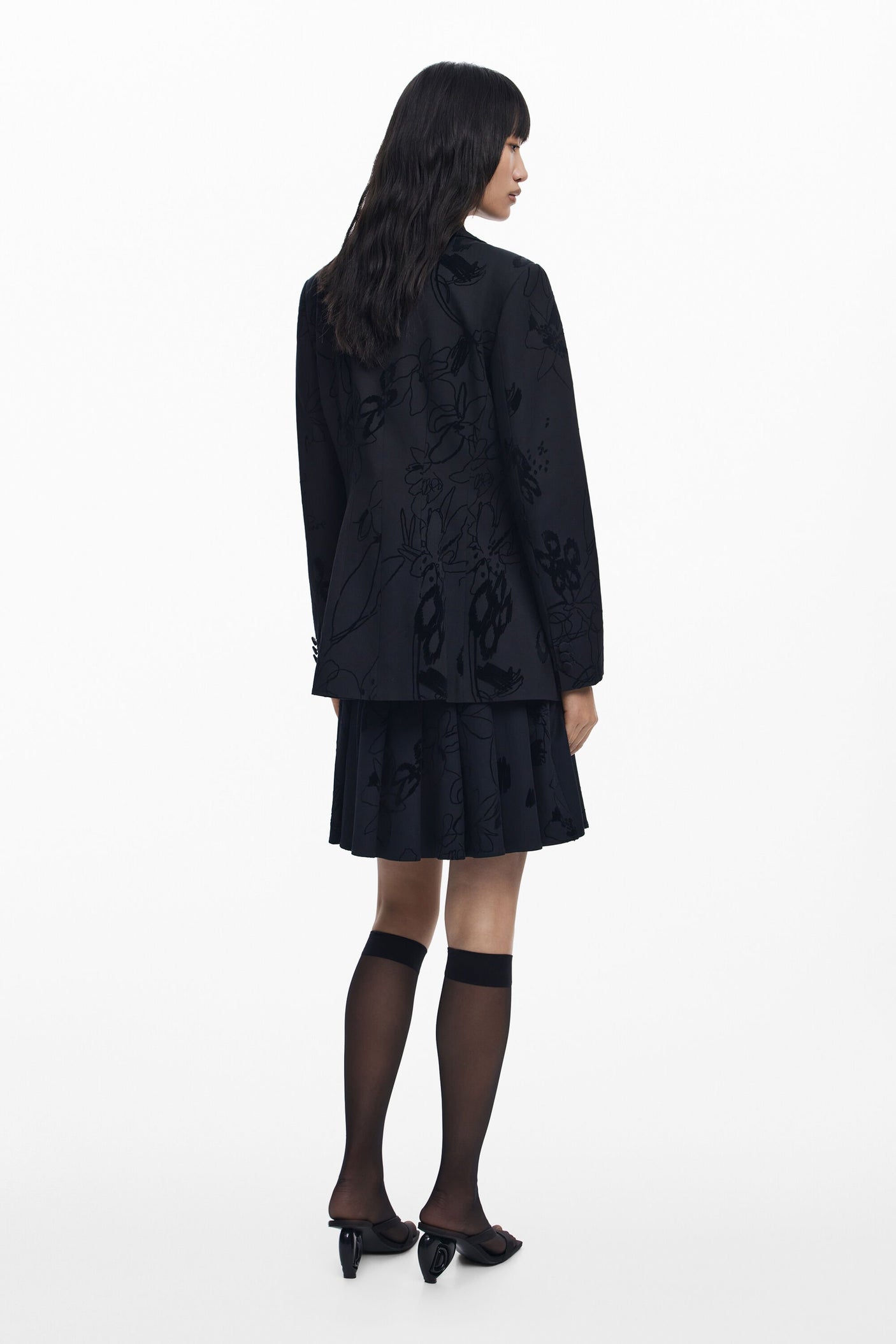 Desigual - Blazer with velvet details