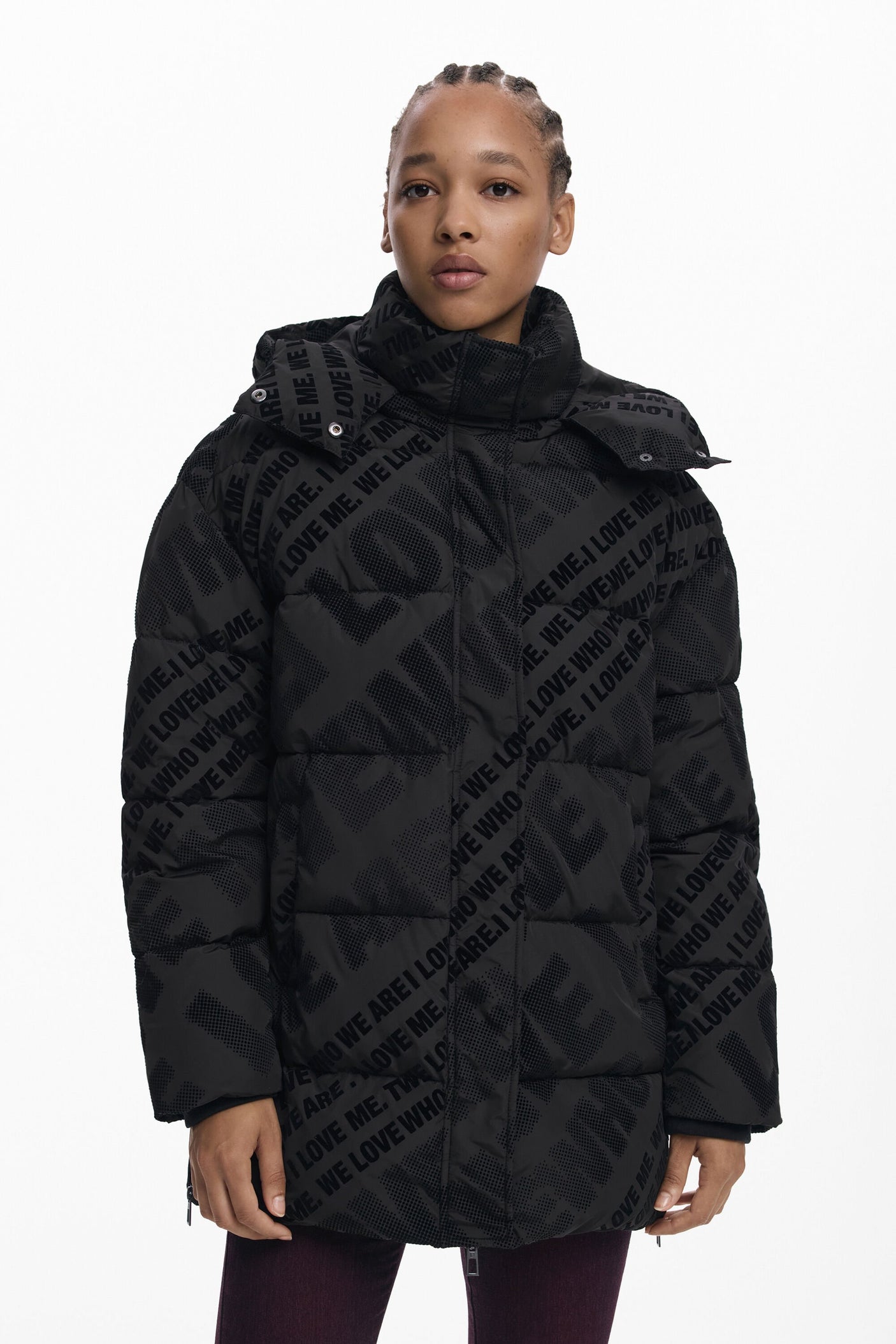 Desigual - Padded jacket folcado