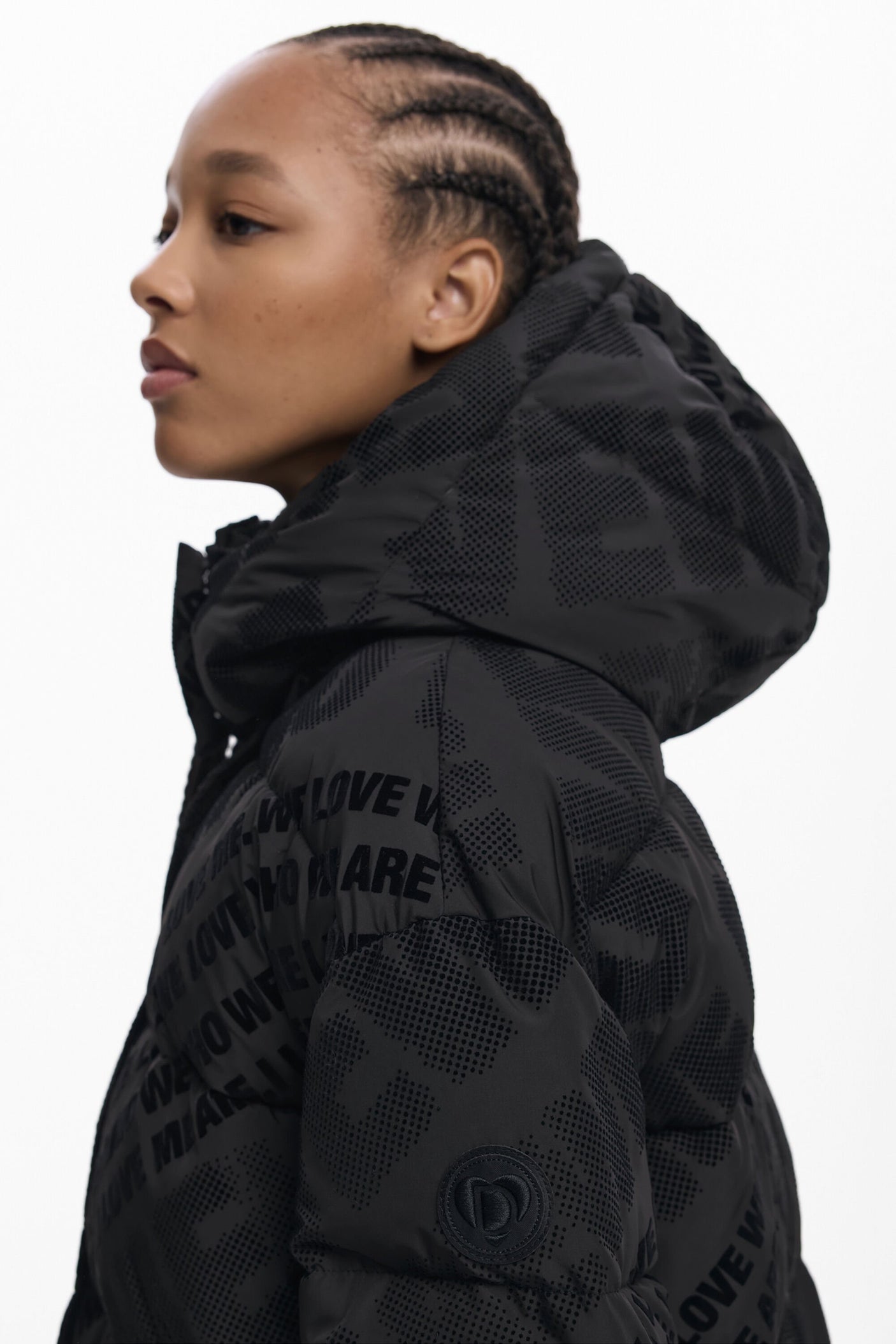 Desigual - Padded jacket folcado