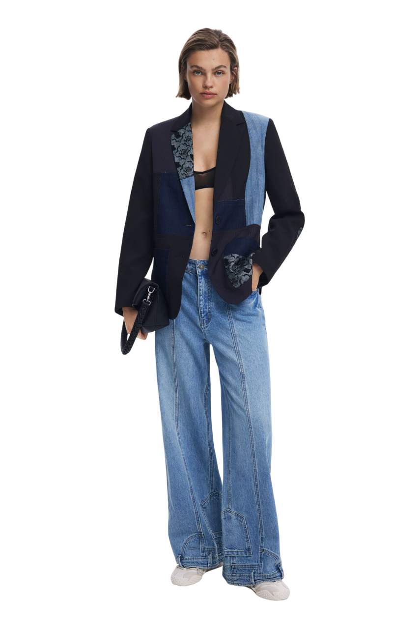 Desigual - Patchwork blazer