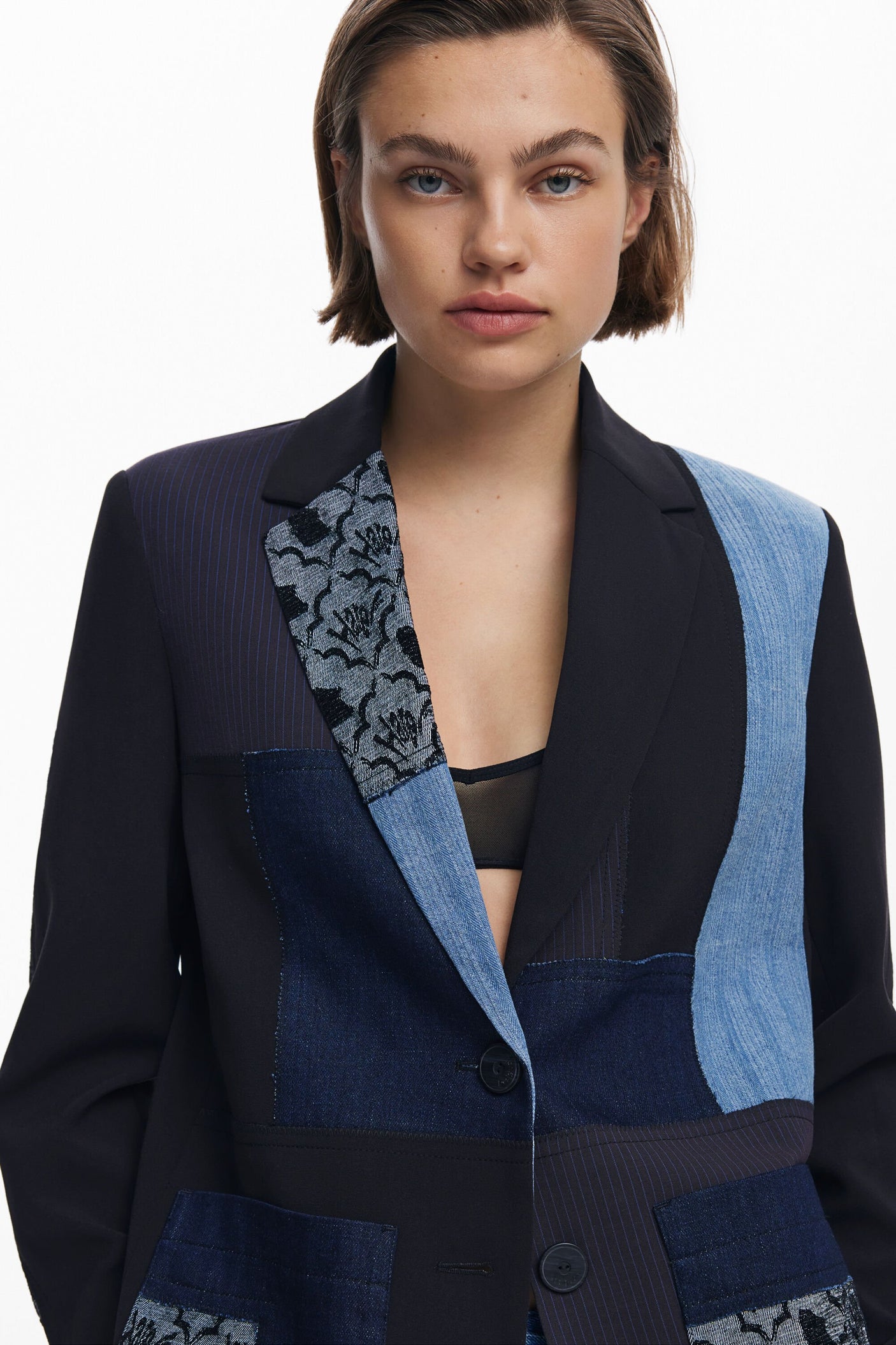 Desigual - Patchwork blazer