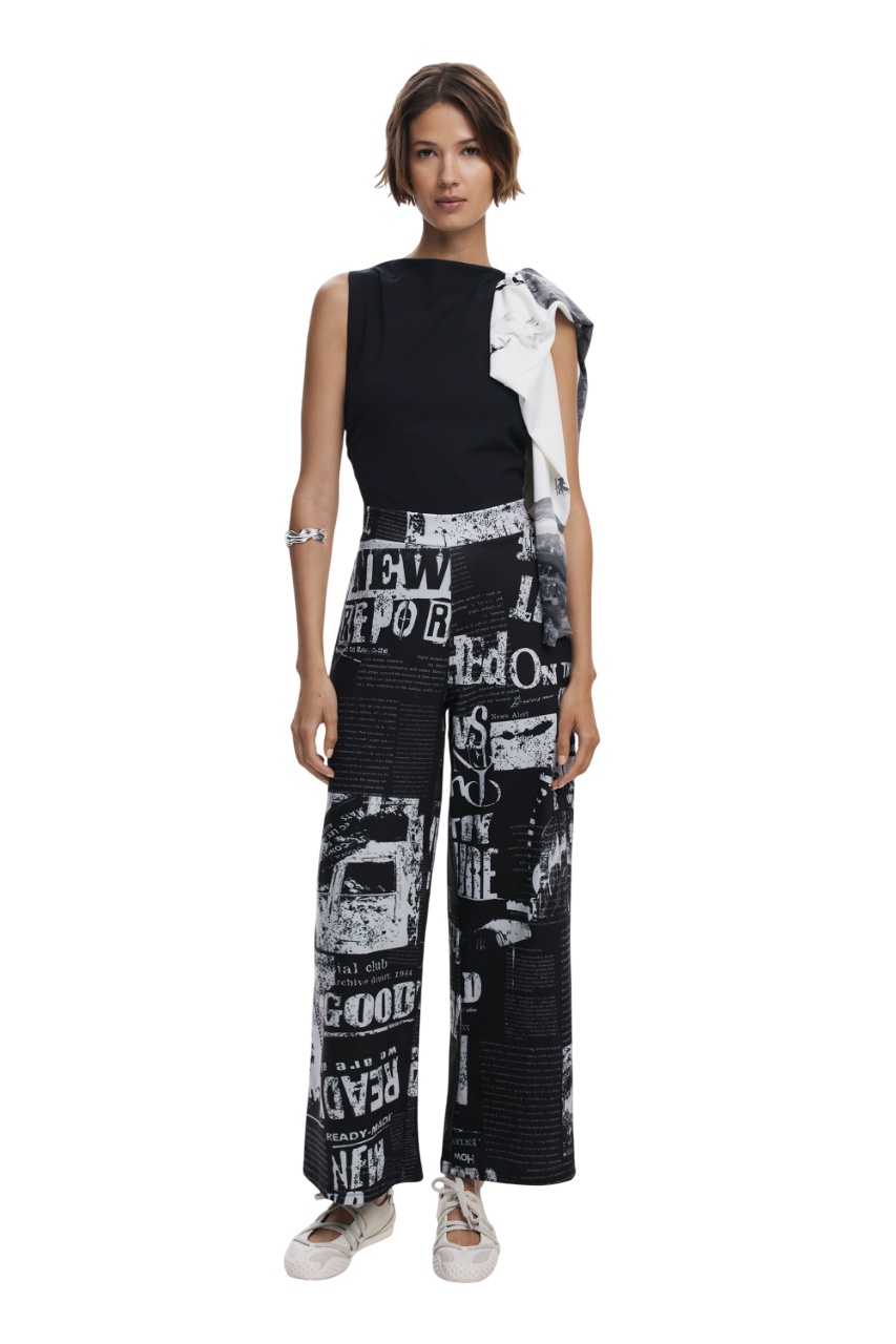 Desigual - Combined newspaper jumpsuit