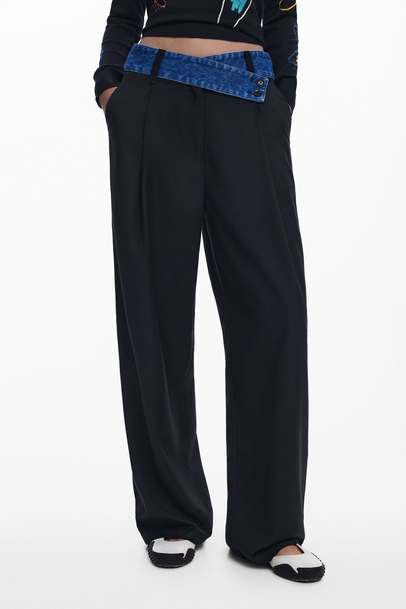 Desigual - Tailored combined trousers