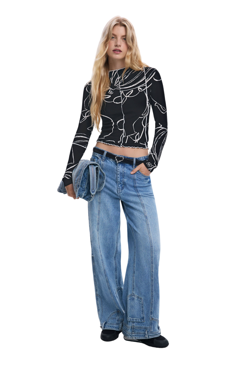 Desigual - Vase silhouettes T-shirt