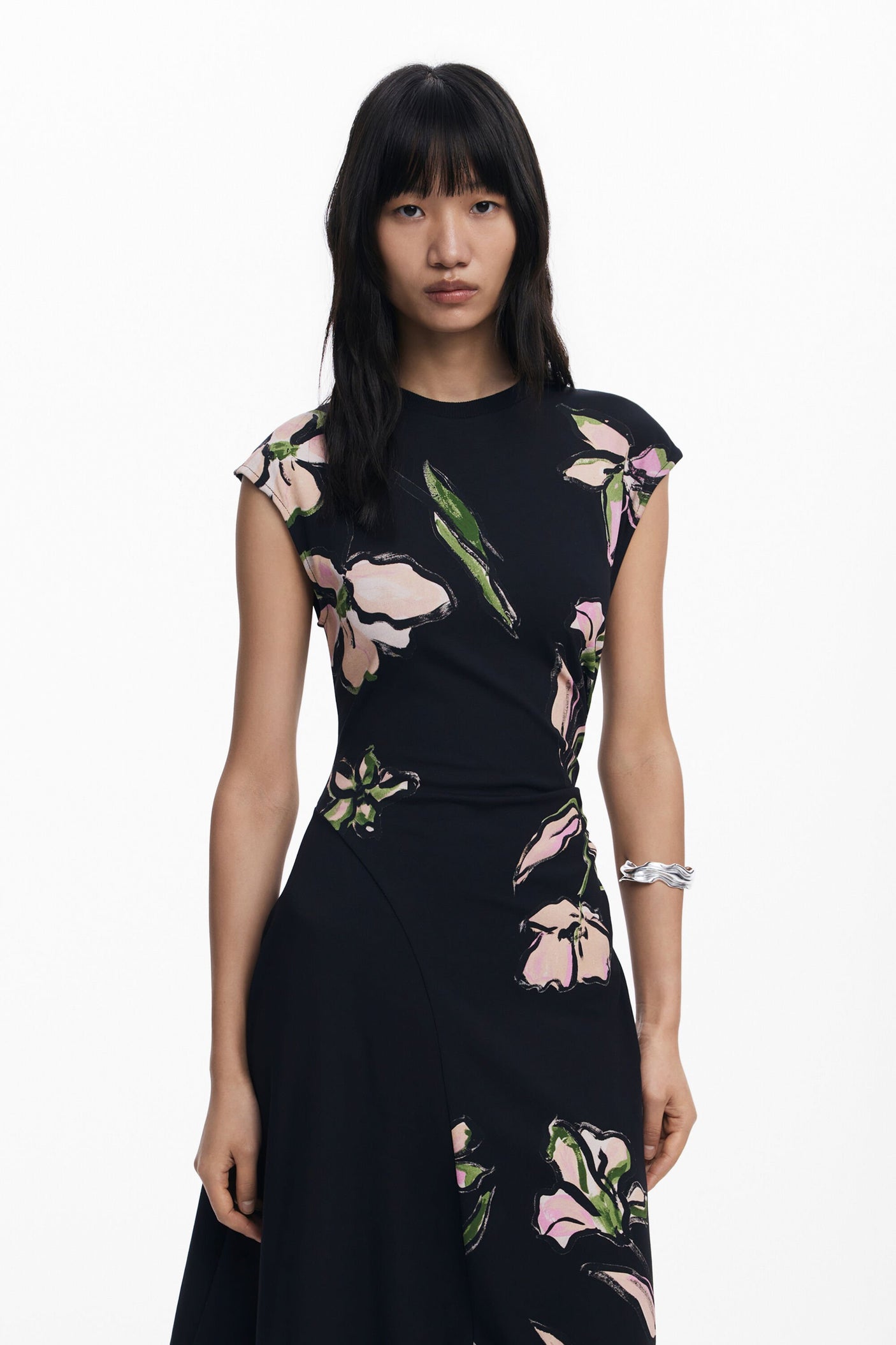 Desigual - Irregular floral dress