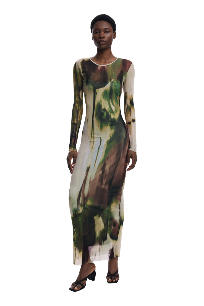 Desigual - Long tulle dress